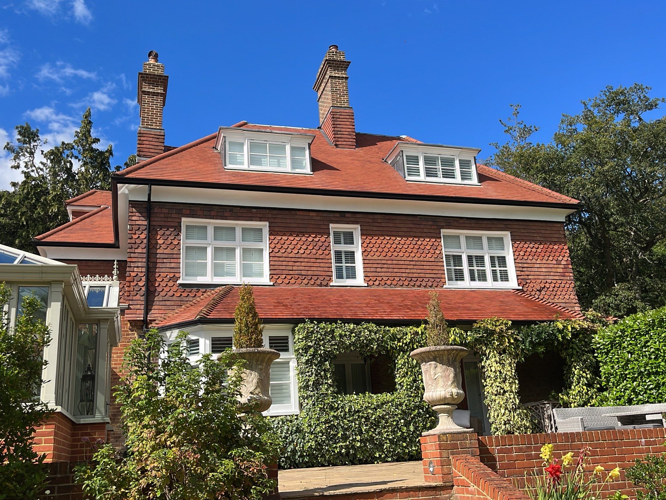 Exterior Clean - Roof - Pool  using Mosmatic FSC and Biocide by Ges Exterior Cleaning ltd