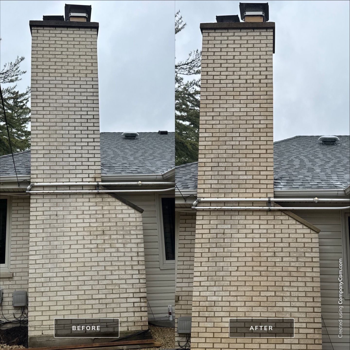 Project in Arlington Heights by Simmons Power & Soft Washing