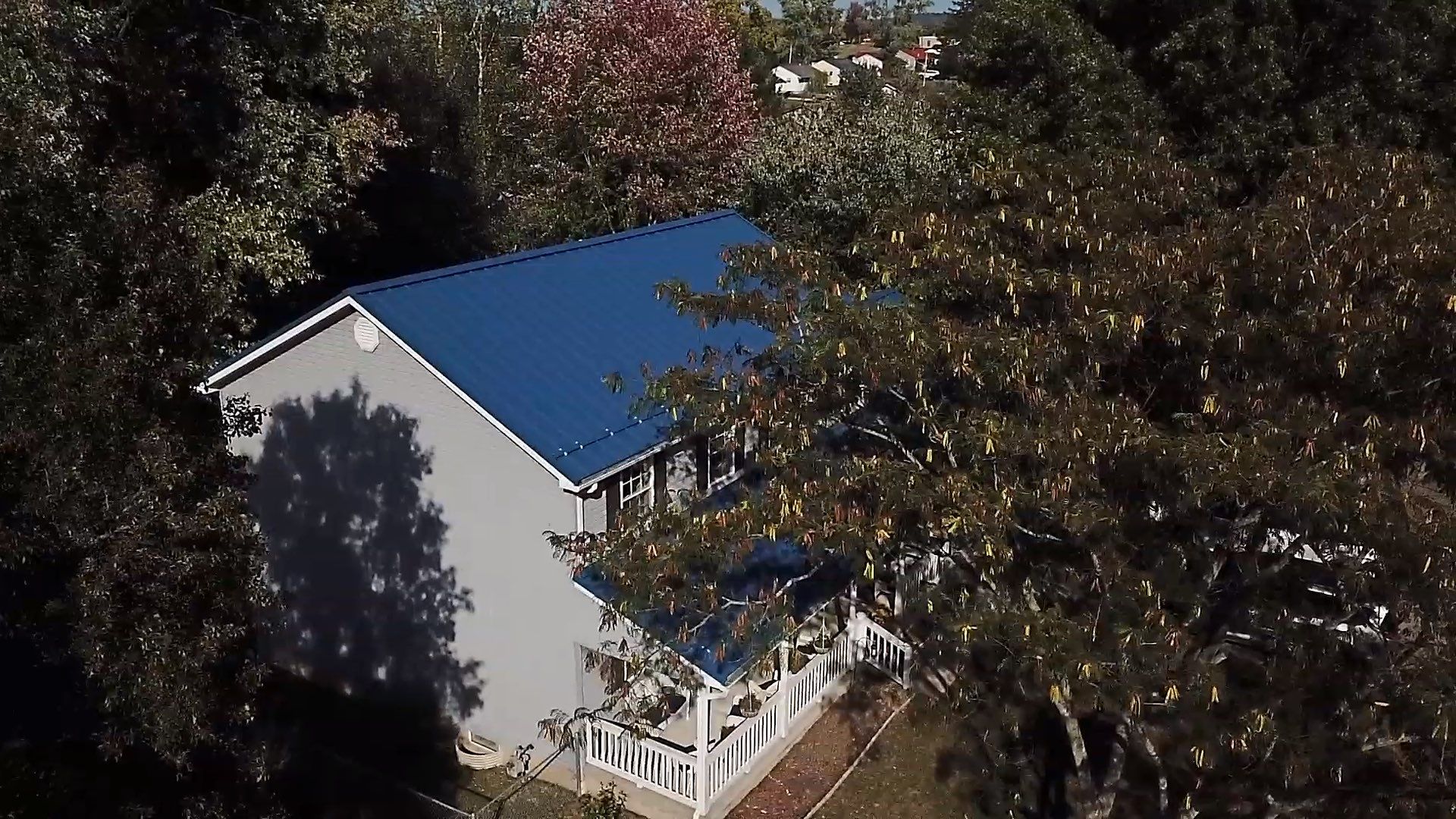Residential Roofing Installation using Standing Seam Metal - Gallary Blue by RoofX 