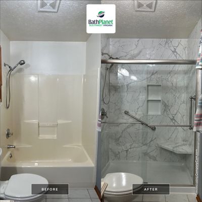 Tub to Shower
