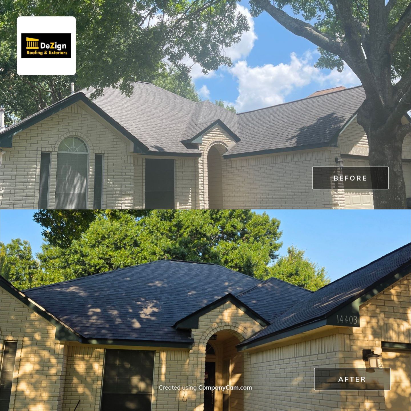 Roof Replacement by DeZign Roofing & Exteriors