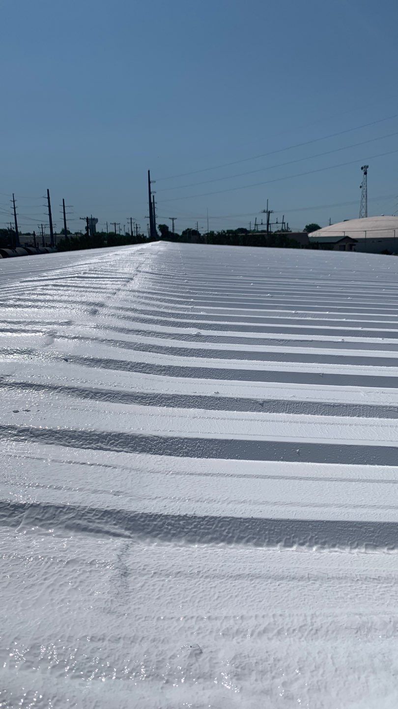 Foam & Metal Roof Restoration – Thermo Sensors (Garland, TX) by All Star Roofing LLC