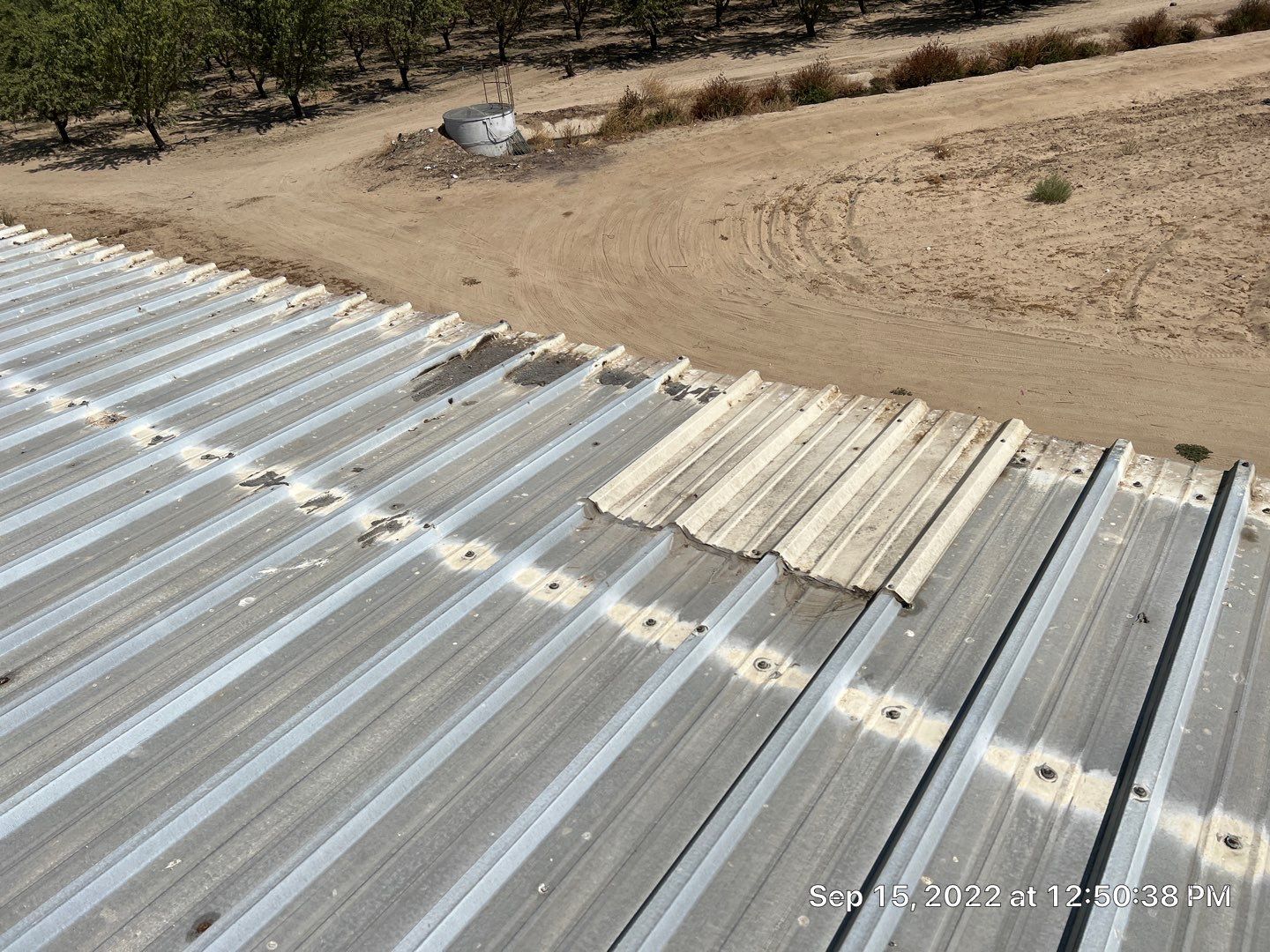 MR Roofing system using Conklin Benchmark/PUMA XL fabric and coating by Straight Edge Roofing Inc