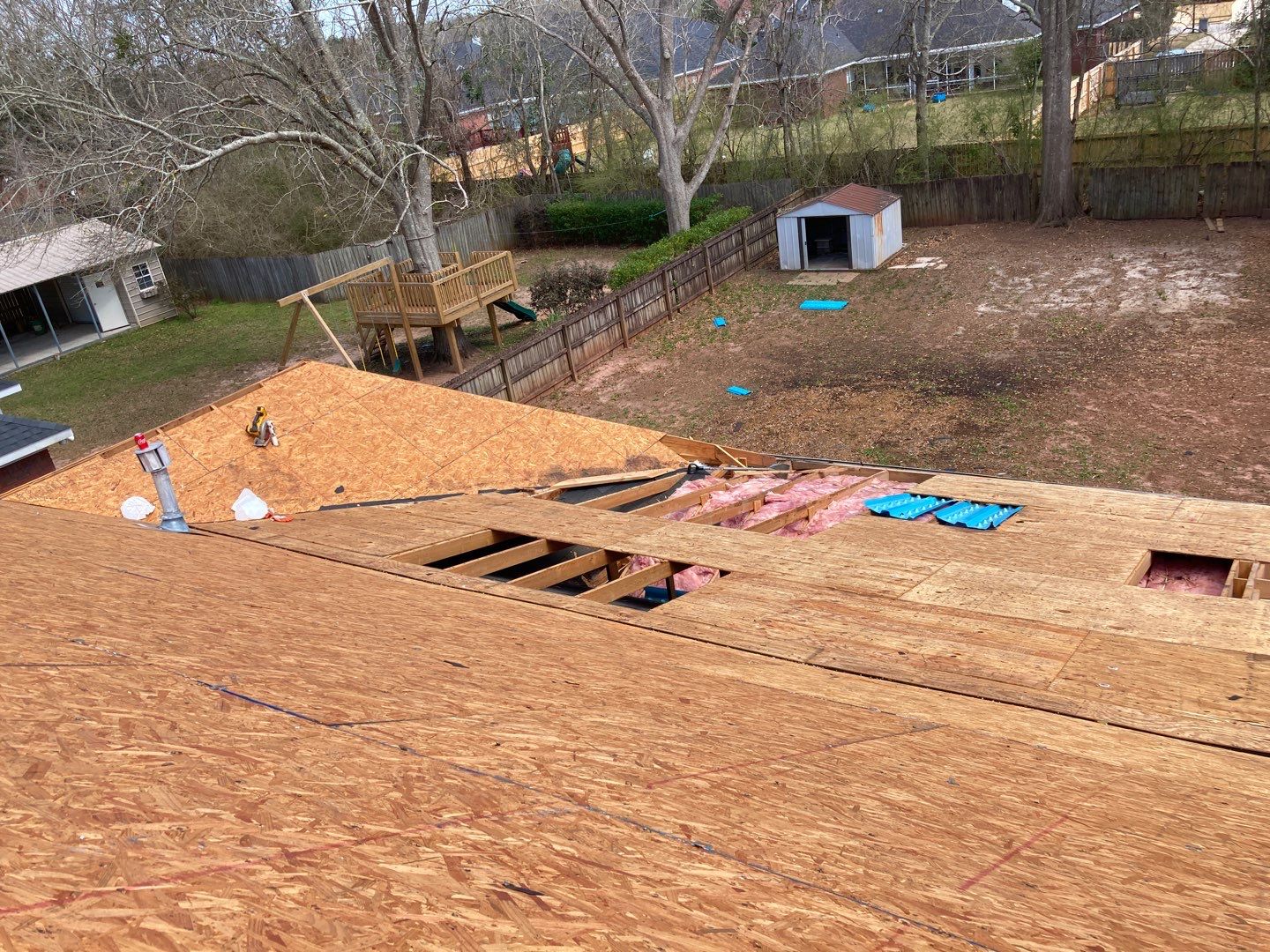 Residential Roofing Installation using Roof Replacement by American Roofing & Construction LLC