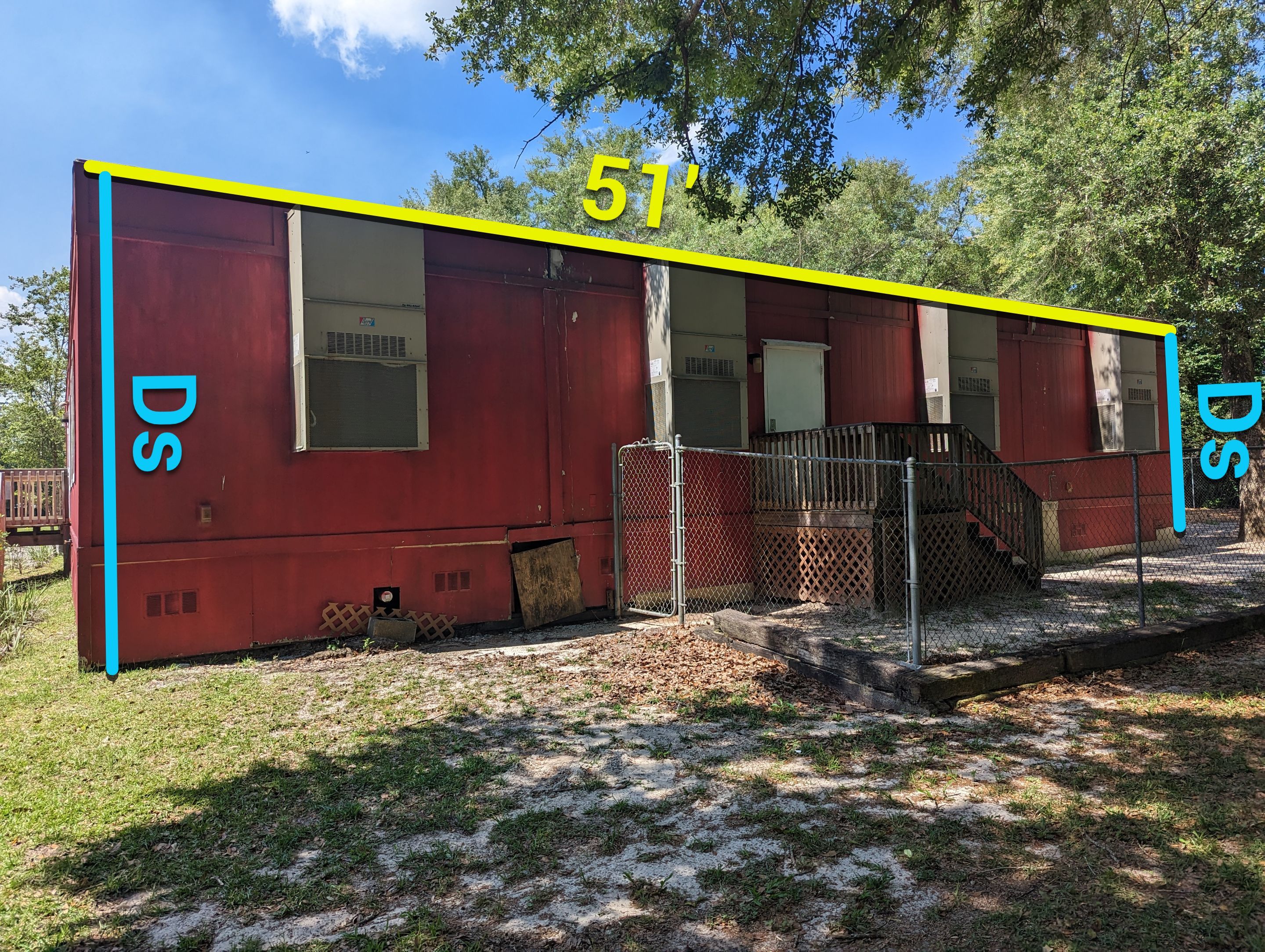 Commercial Gutters using 6 Inch Seamless Gutters in Milton FL by Gutter Professors