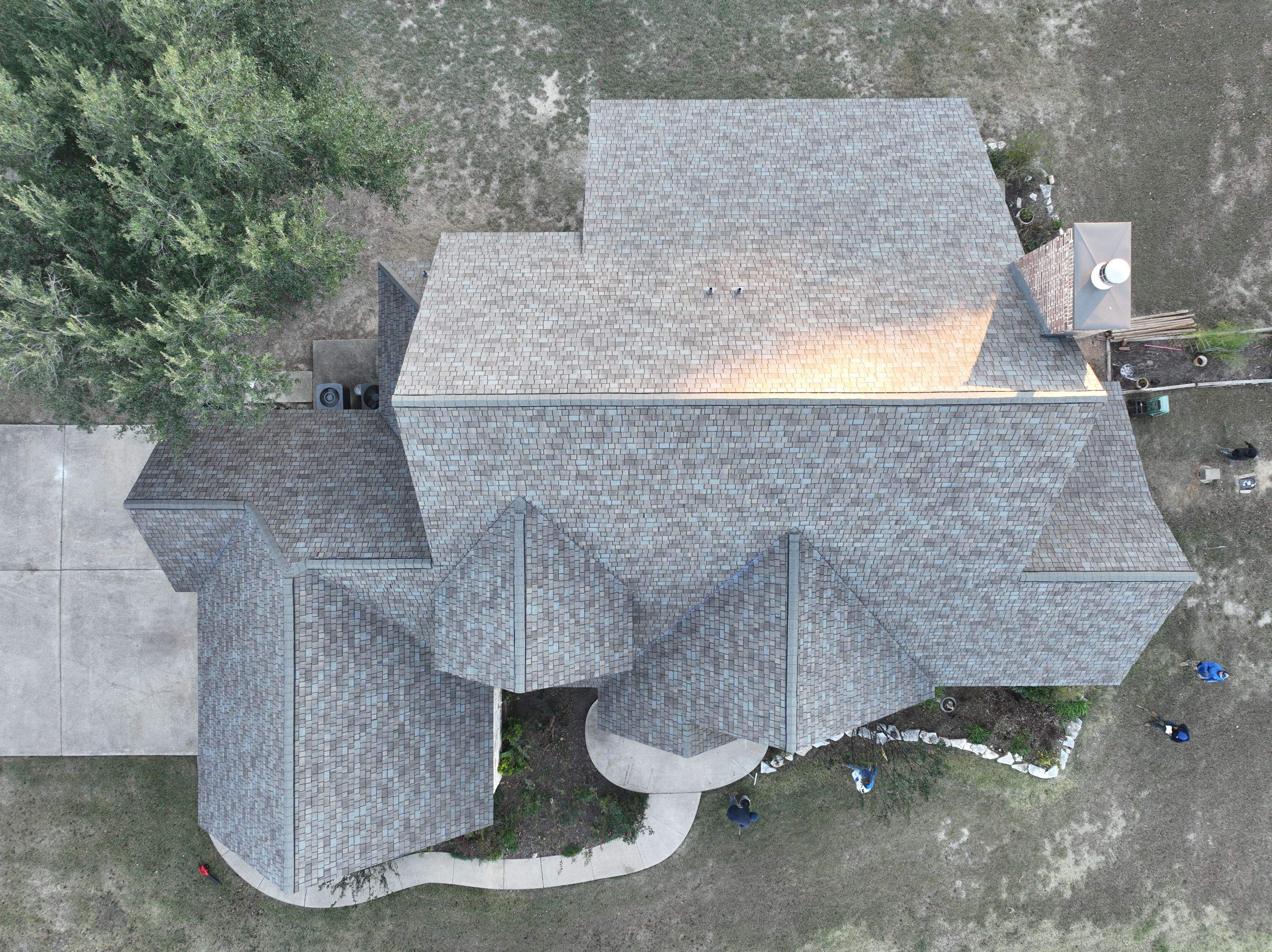 Residential Roofing Installation using IKO Royal Estate Harvest Slate by OneSource Roofing and Restoration