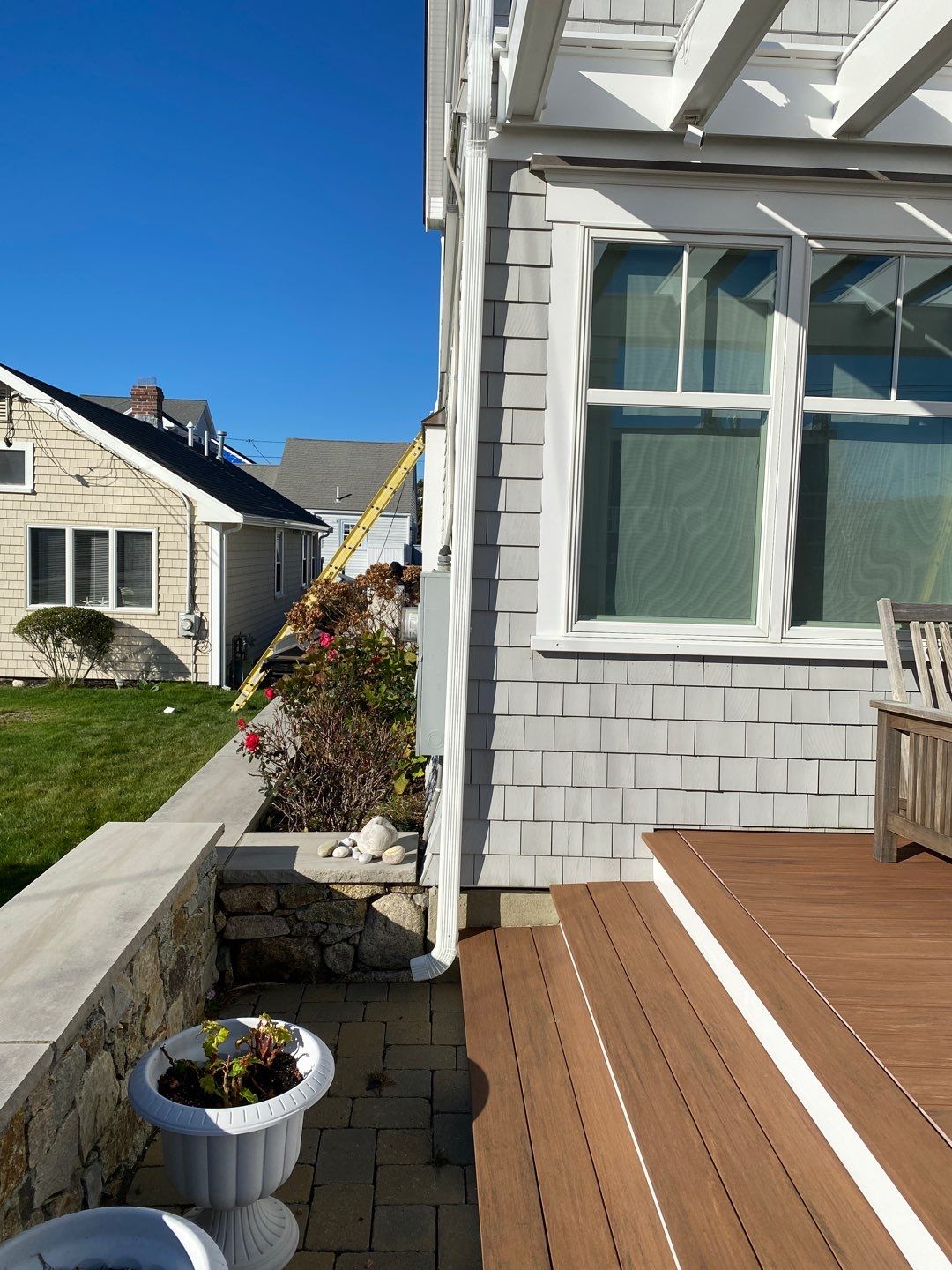 Humarock, Ma Gutter Installation using 5" K-Style Aluminum Gutter by Gutter Pro Enterprises
