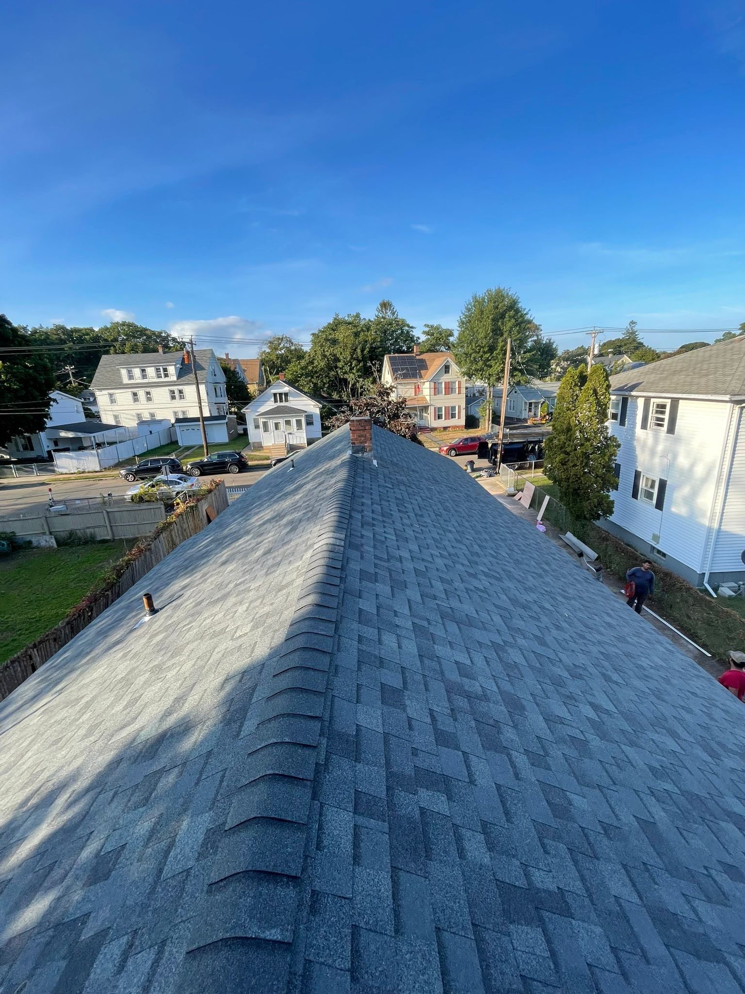 Residential Roofing Installation using Owens Corning TruDefinition Duration - Estate Gray by A Plus Exterior