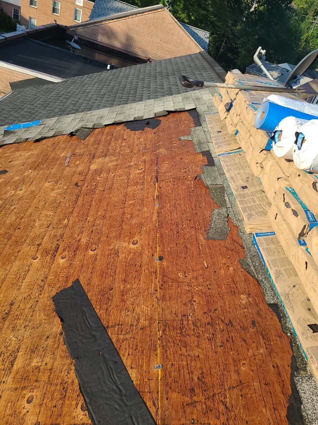 Woodbridge: Residential Roof Replacement with CertainTeed Landmark Shingles in Charcoal Black by RM Banning, Inc.