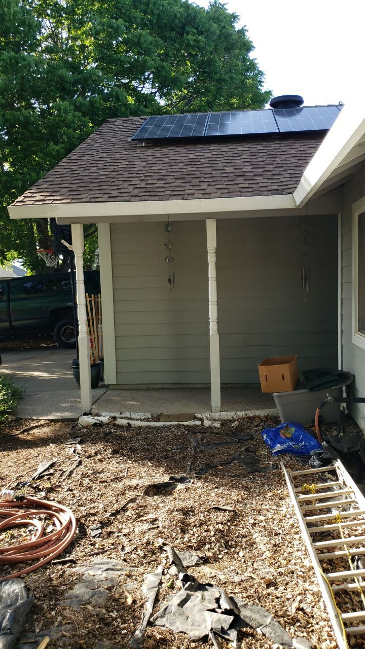 Gutter Installation using Englert LeafGuard Gutters by Byers Enterprises 