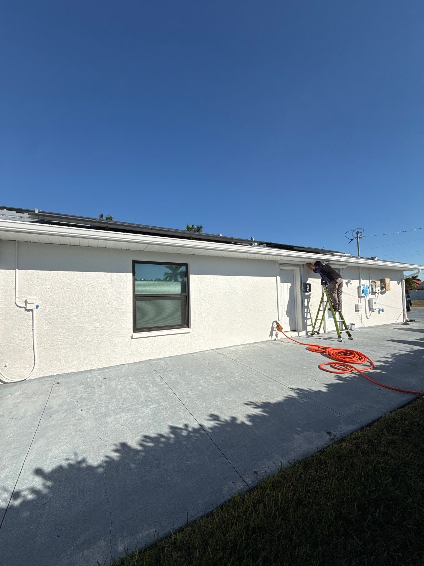 Residential Seamless Gutter Upgrade in Cape Coral FL by Gutter Professors