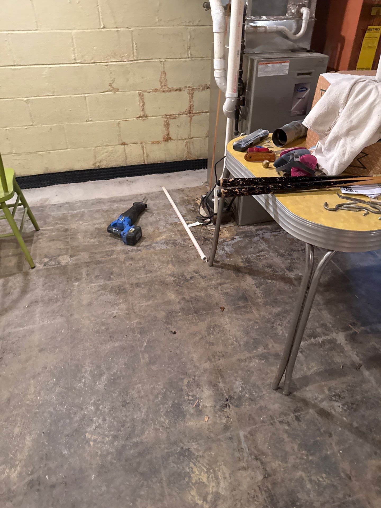 Basement + Garage Project in Pittsburgh by Floors in a Day, Inc