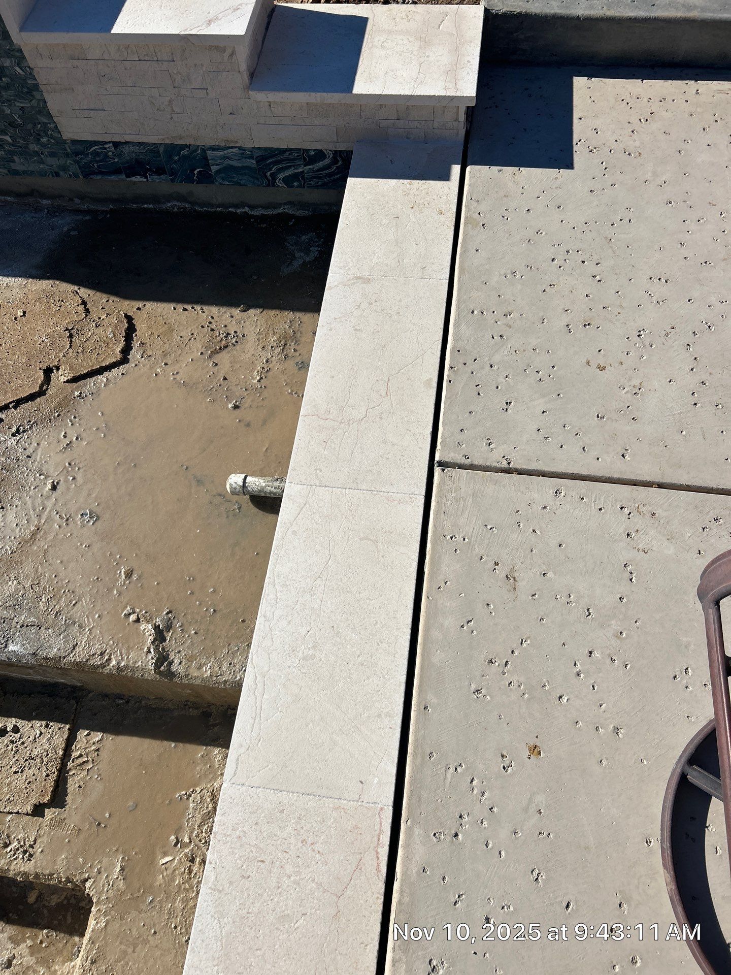 Geometric Pool and Spa with Dark Pebble Interior by Pinnacle Pools and Spas - DFW
