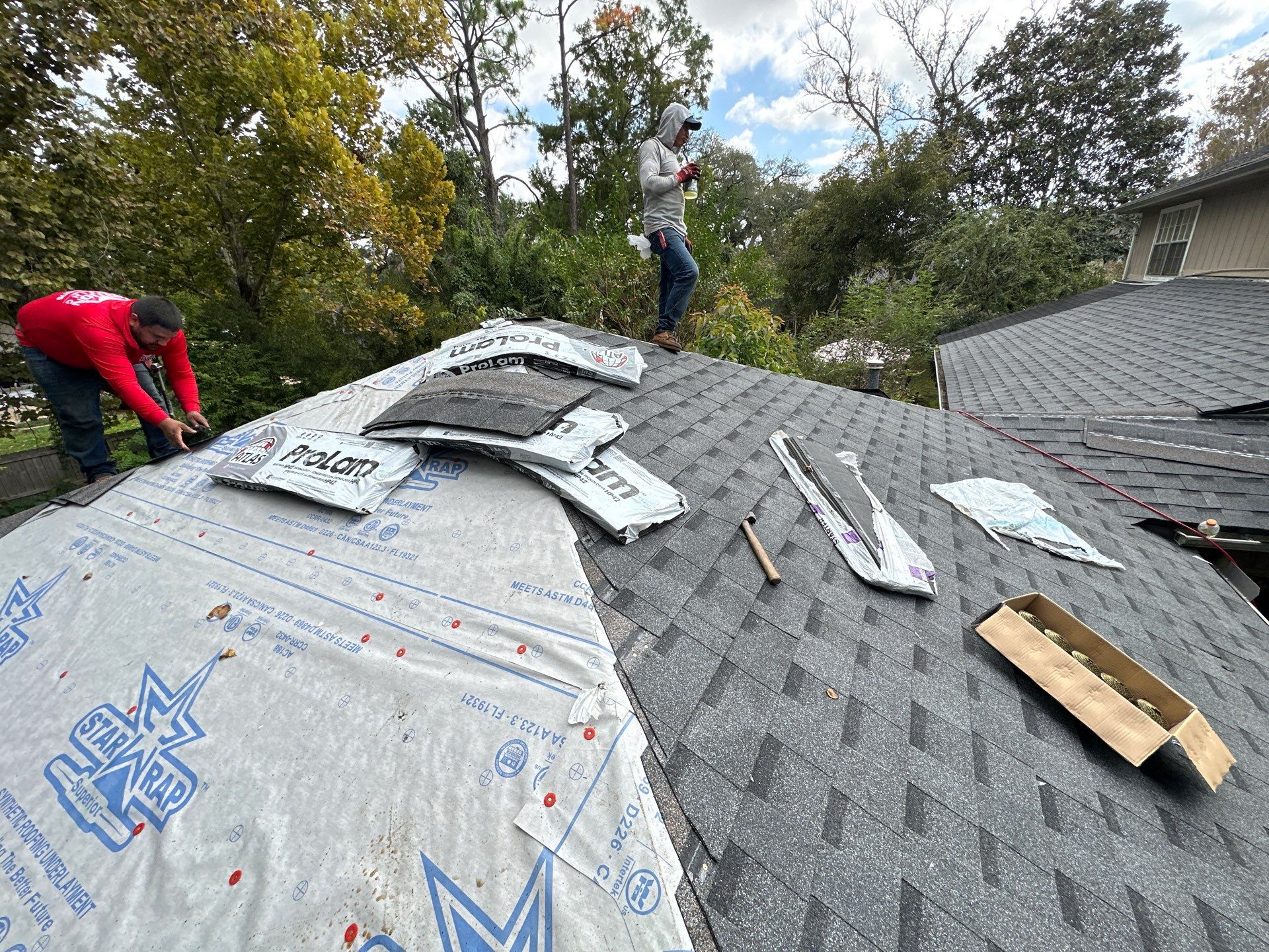 Project in Lake Jackson by Motion Roofing