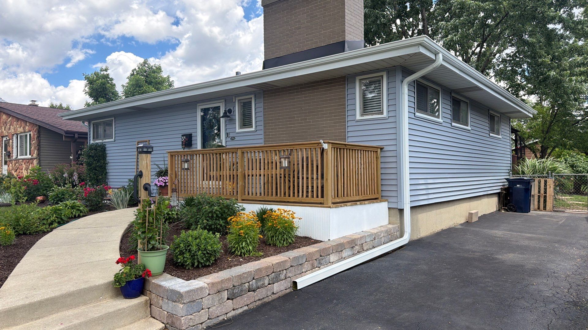 Full Architectural Shingle Roof Installation and Decking Repair in Lombard by Pro Home Services Inc