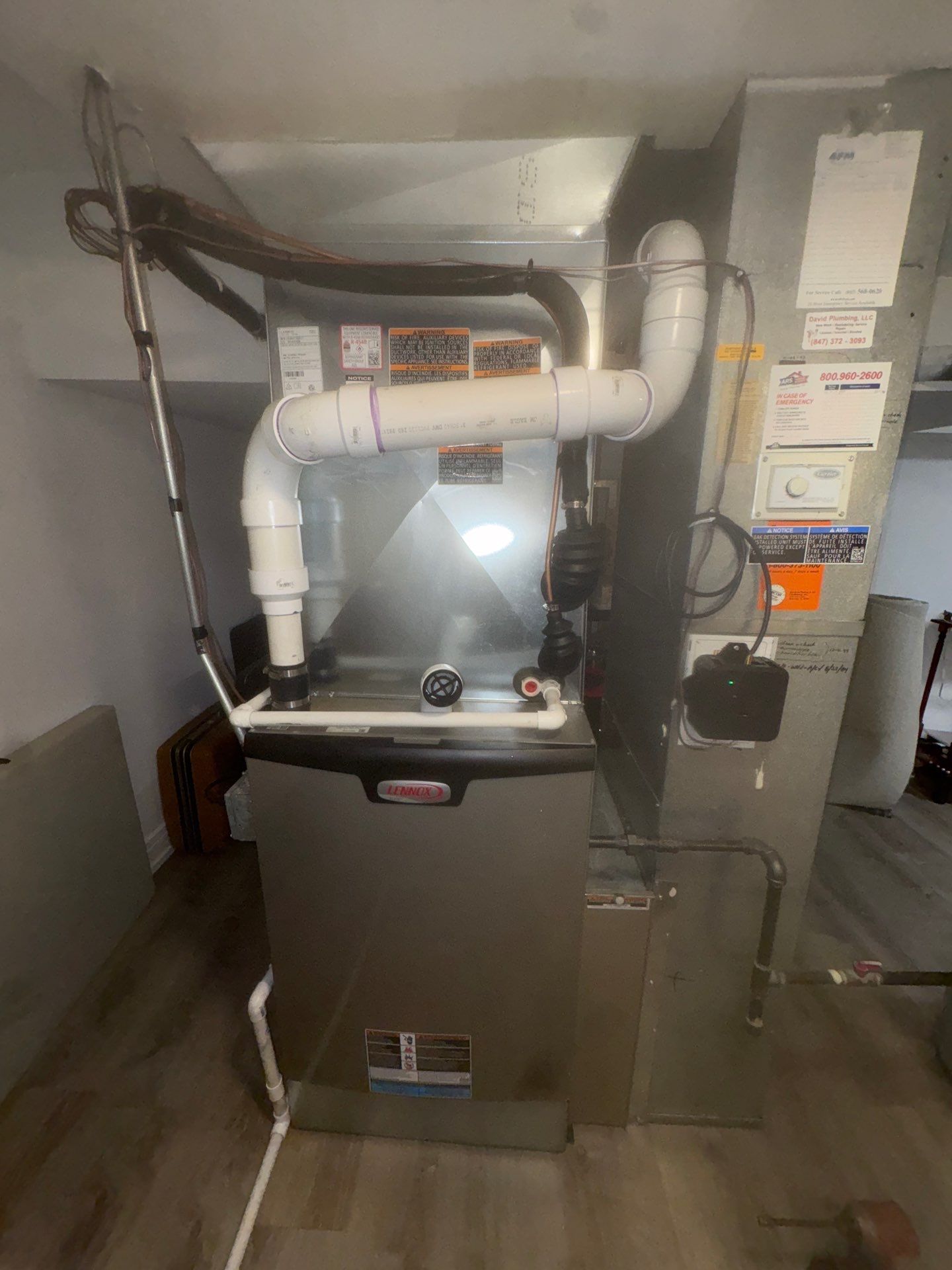 Lennox EL297V Furnace & EL21KLV Heat Pump Installation – Buffalo Grove, IL by GSHA Services LTD