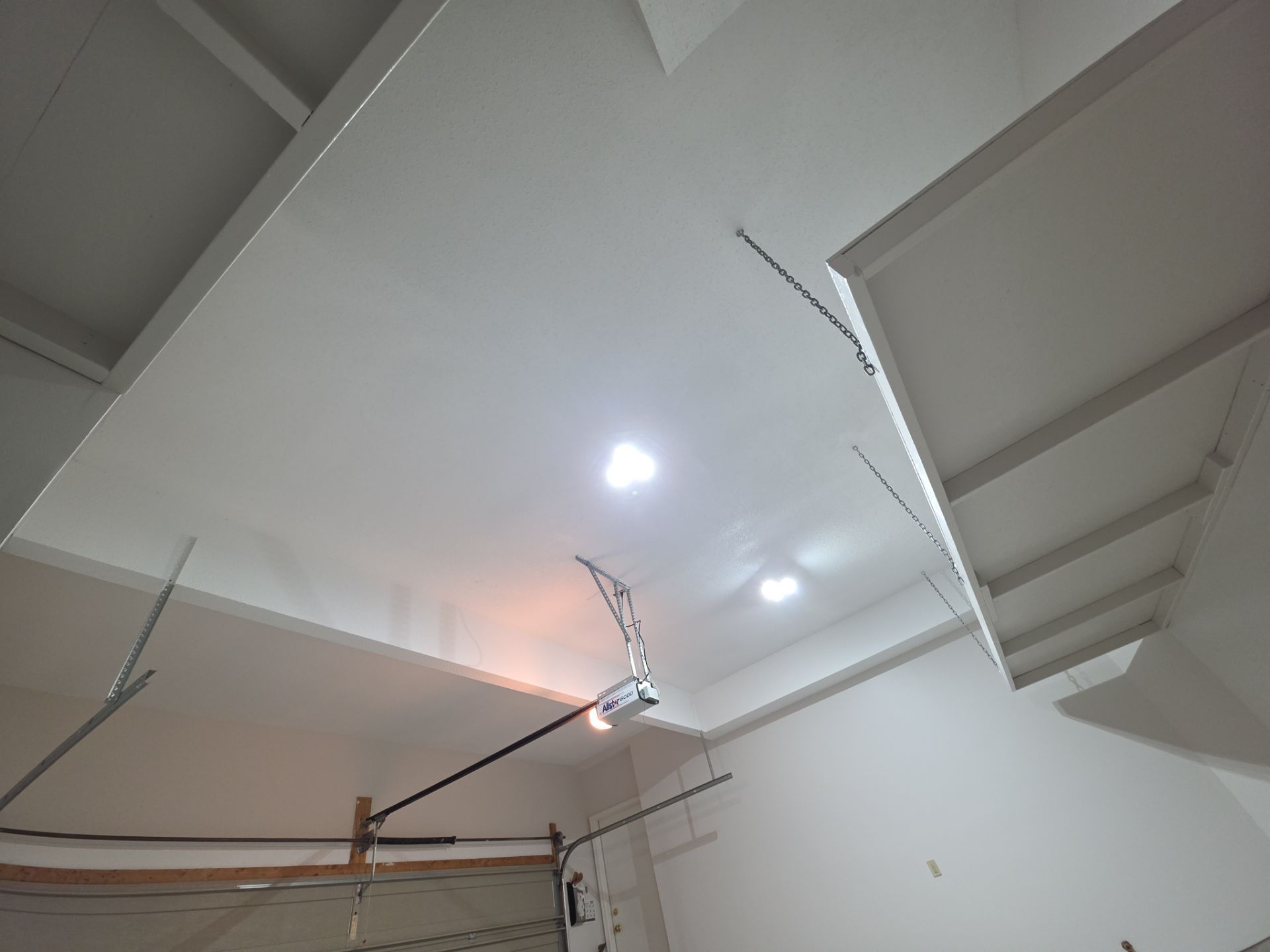 Custom Epoxy Flake Floor Coating and Ceiling Repair in Muskegon by Gordon Painting