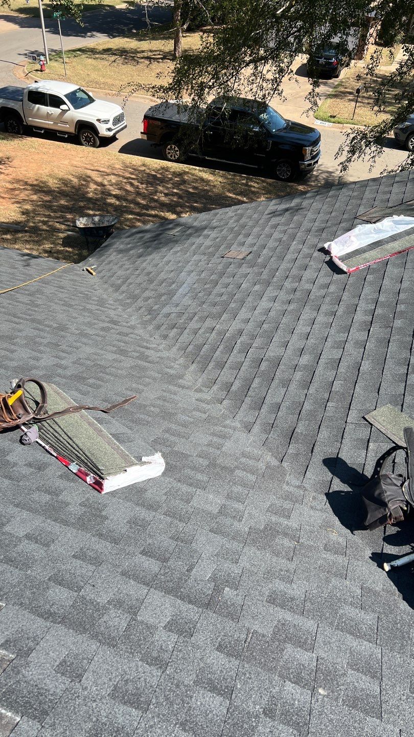 Residential Roofing Installation using GAF Natural Shadow  by A & H Roofing and Contracting