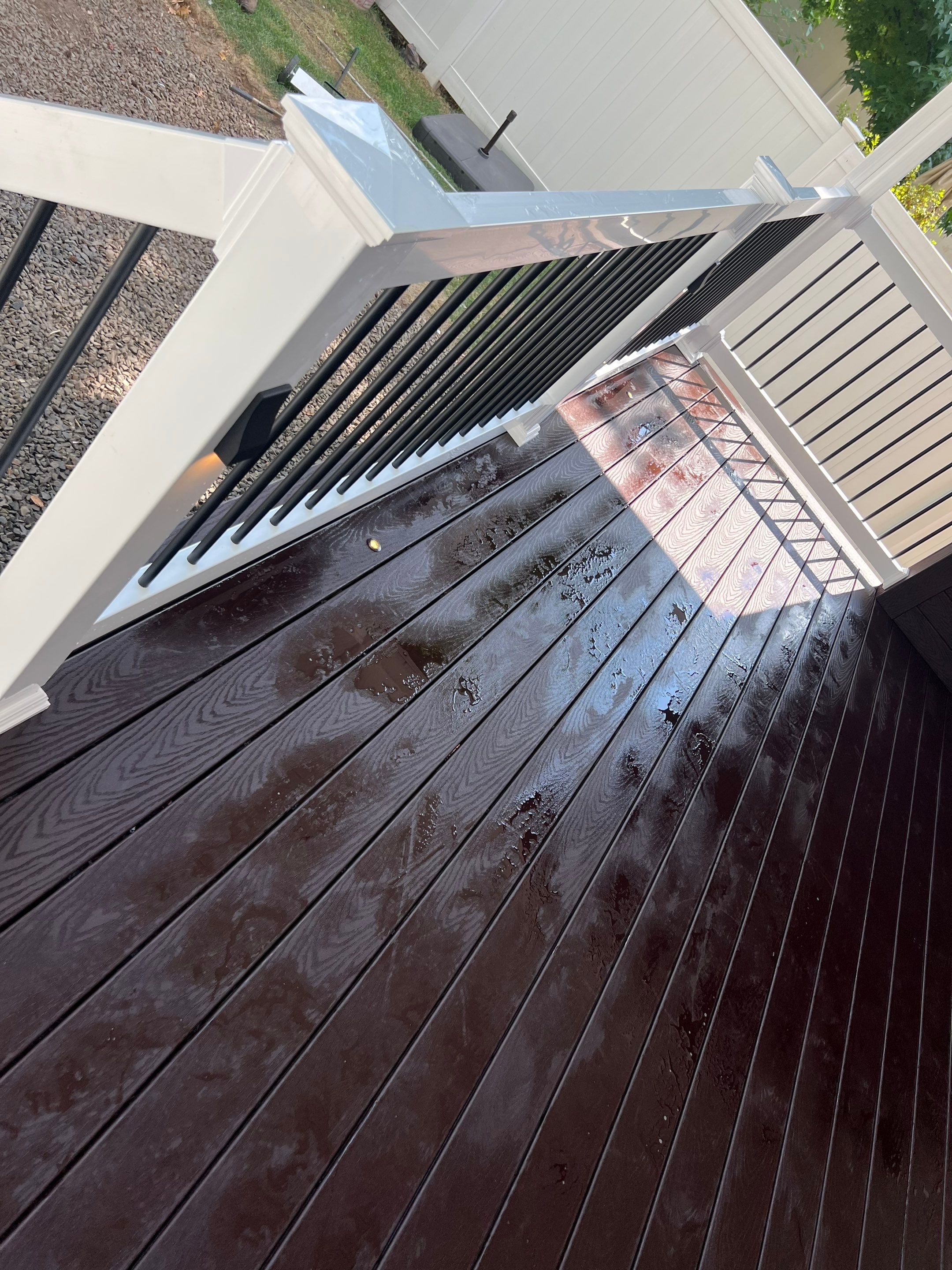 New Deck With Porch by deck guardian