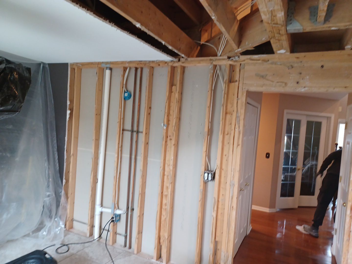 Project in Macomb by EzDry Water Mitigation & Property Restoration