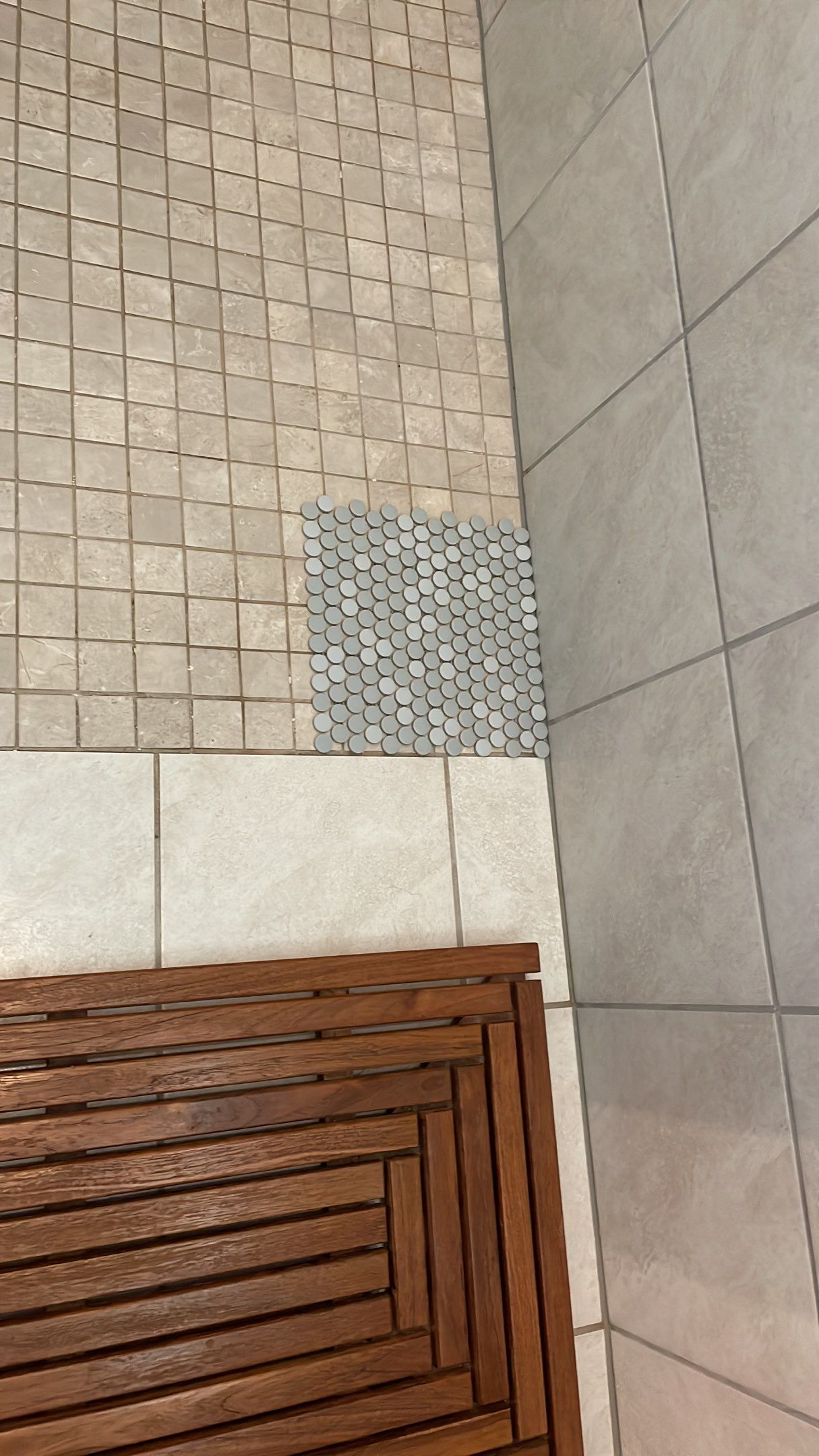 Bathroom Remodel using Decorative Tile by Footprints Floors of Coastal Carolina