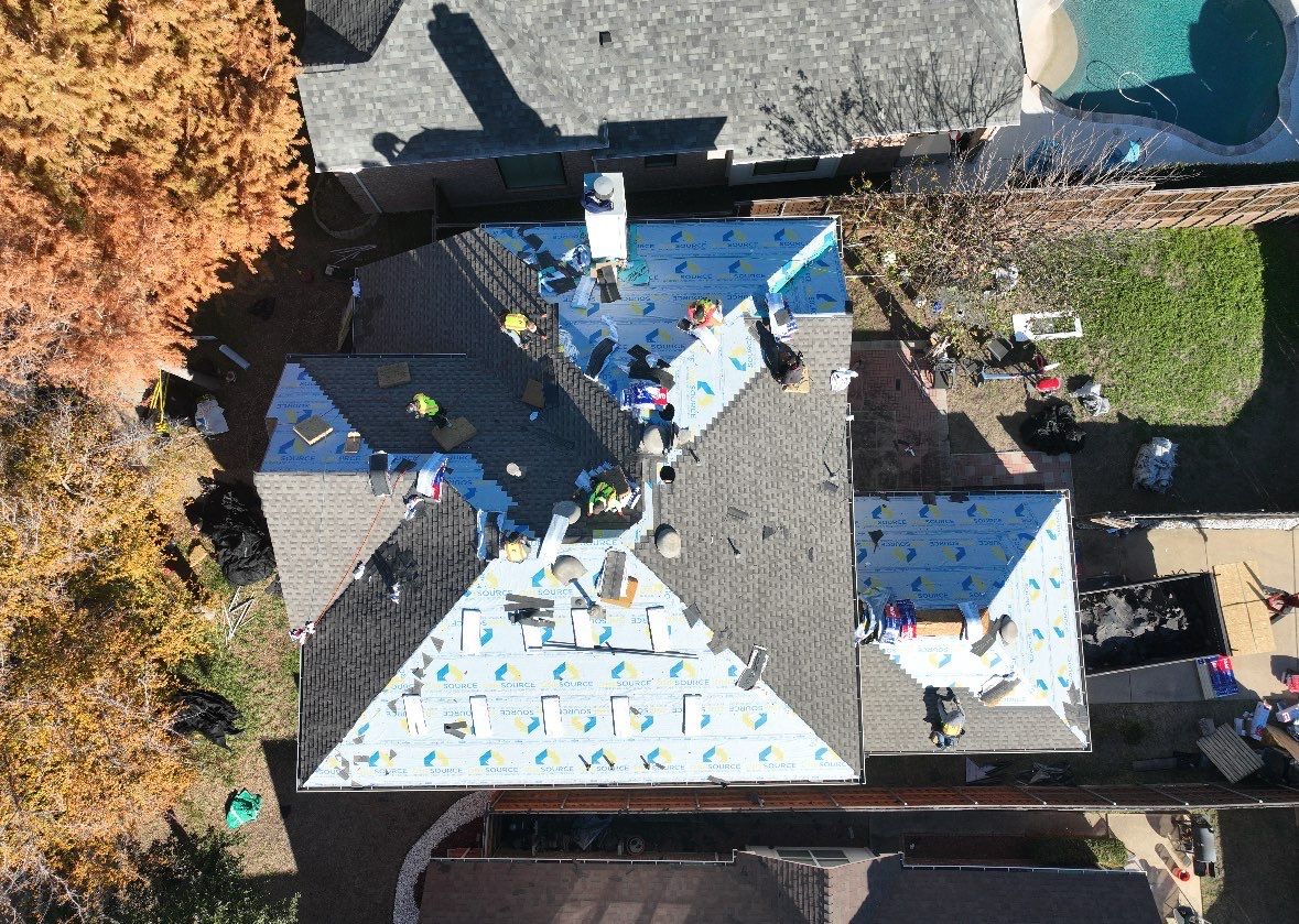 Residential Roofing Installation using GAF Timberline HDZ Weathered Wood by OneSource Roofing and Restoration