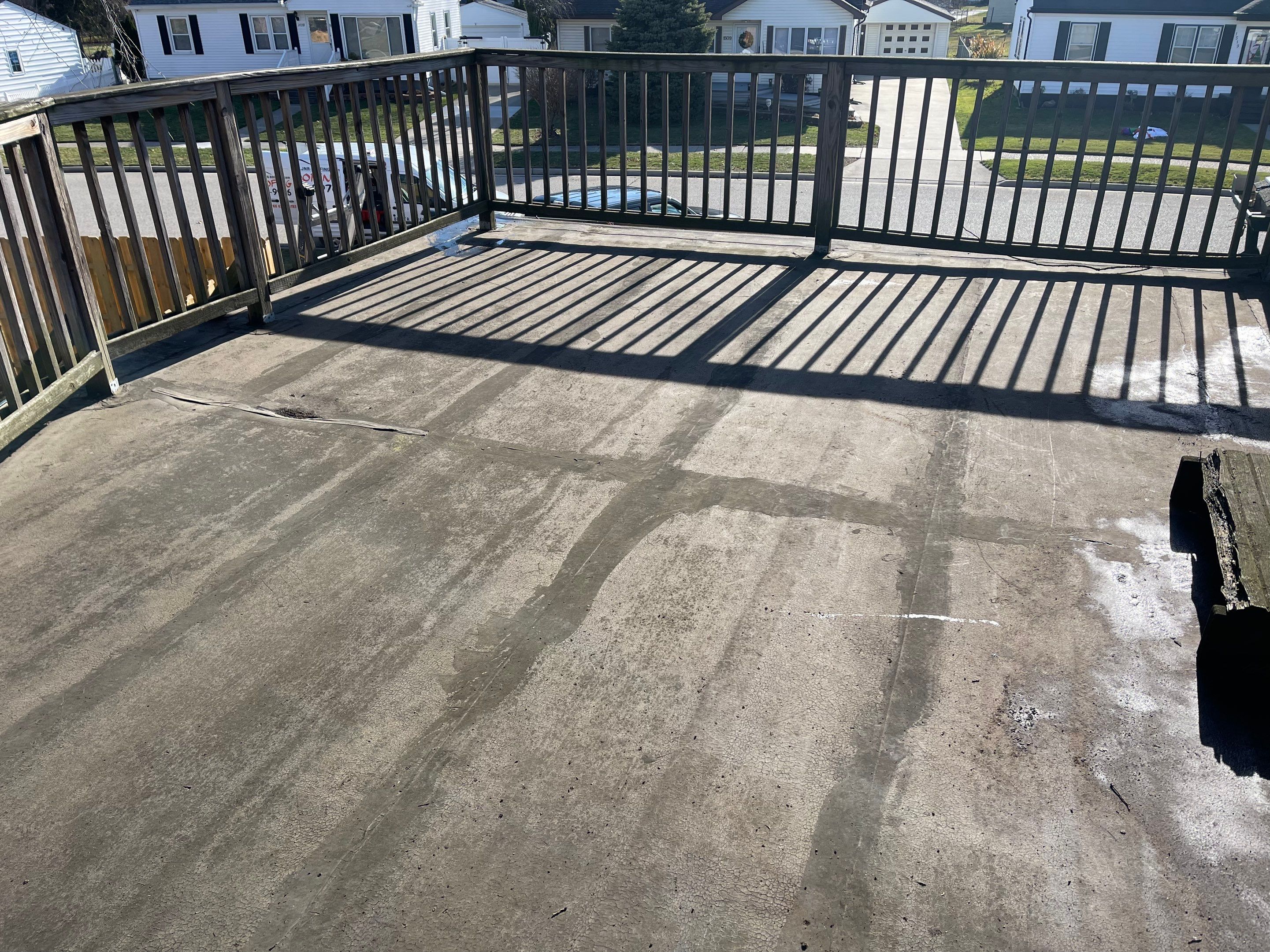 Residential Roofing Installation using Certainteed Flintastic Rolled Roofing by JNR Roofing LLC