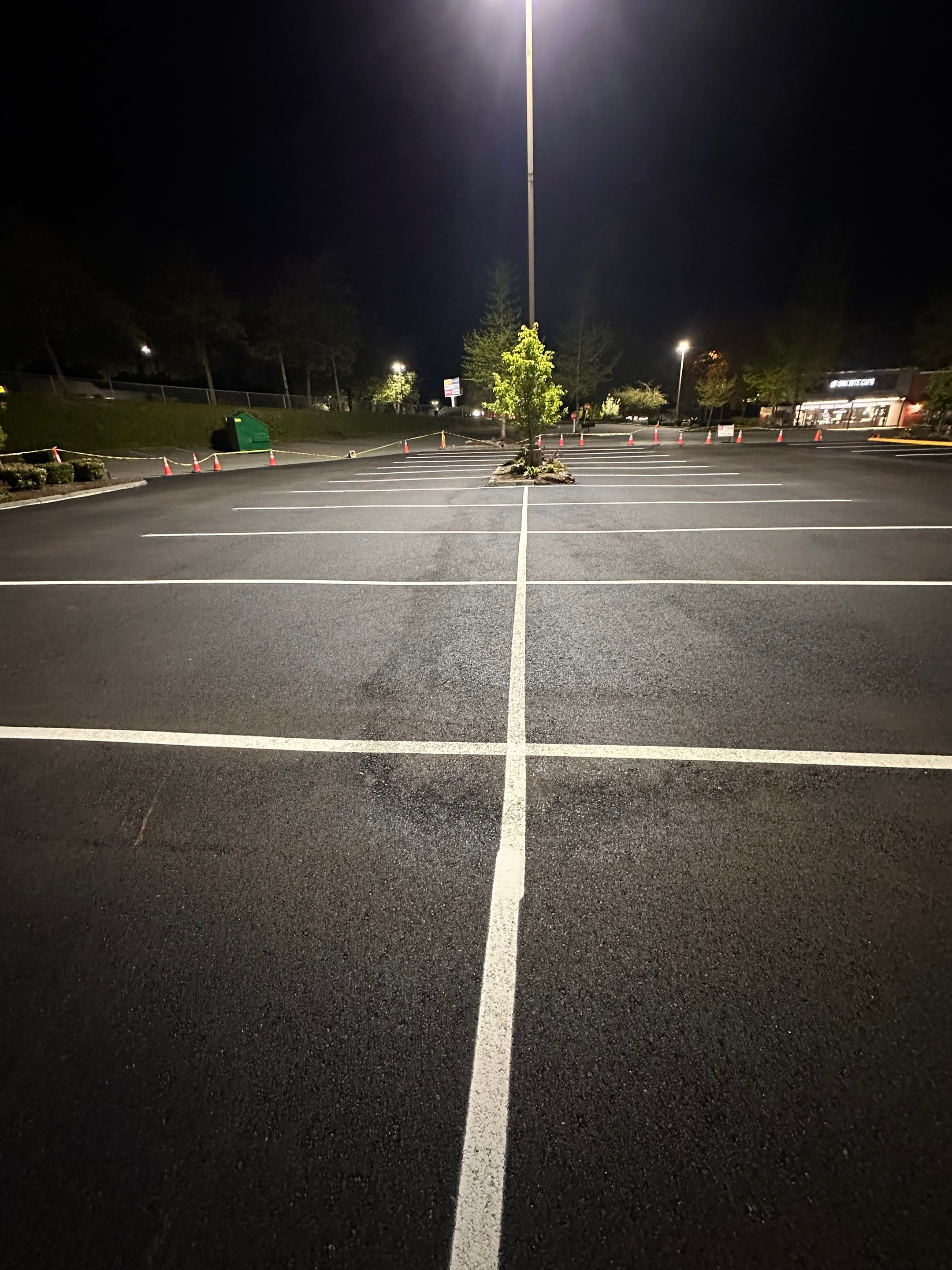 Colliers - Woodinville New Asphalt Parking Lot by Jireh Asphalt & Concrete Inc 