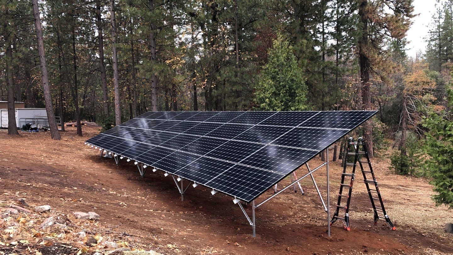 Solar Ground-Mount using Solar Panels by Byers Enterprises 