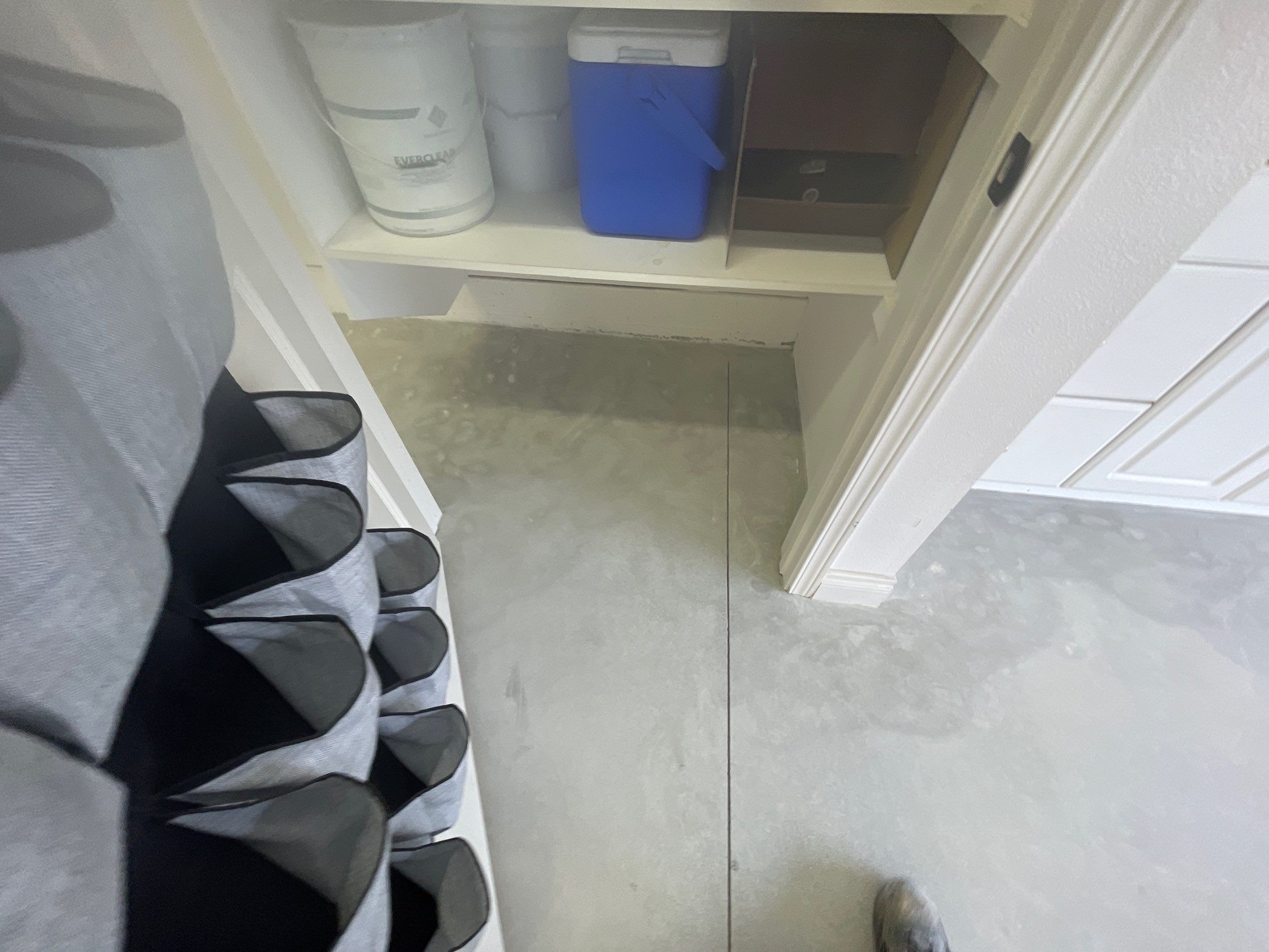 Garage Transformation using Driftwood Colorway by Croc Coatings, LLC
