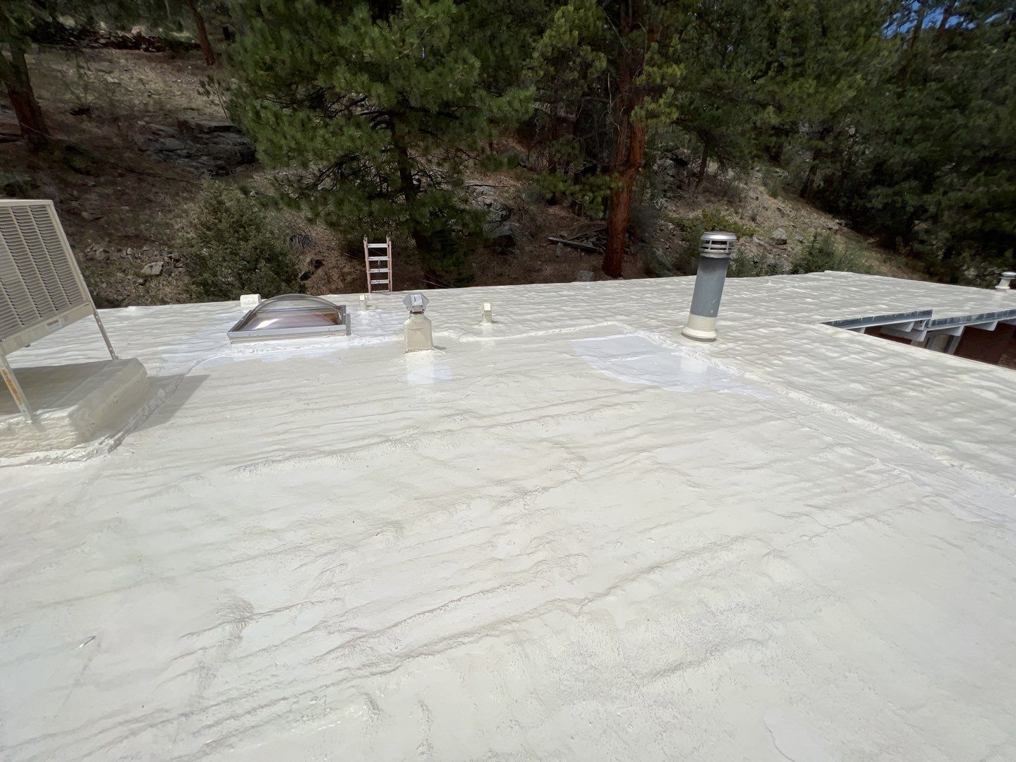 Commercial Roofing Installation using CASTAGRA ECODUR COATING by A to Z Roofing