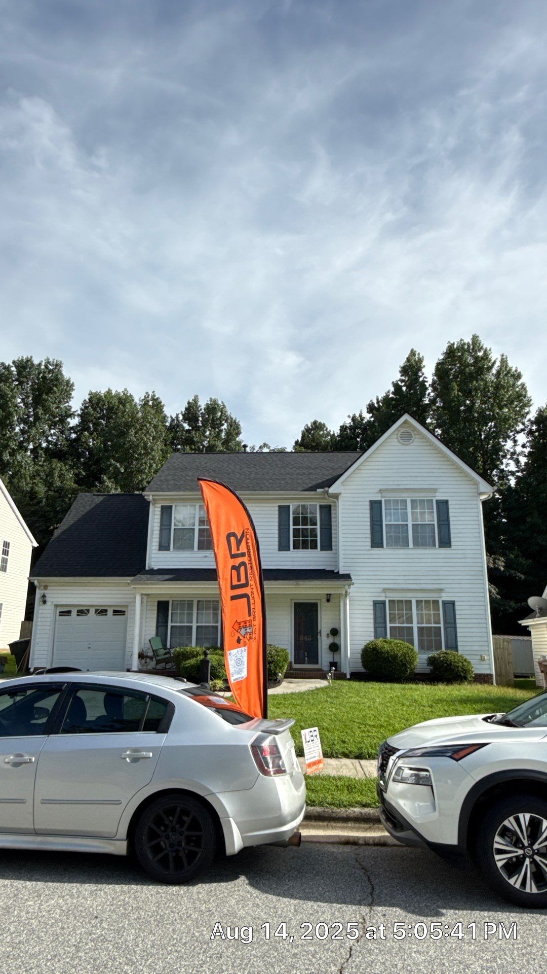 Roof, siding and gutter replacement by hail damage by Just Brilliant Restoration JBR