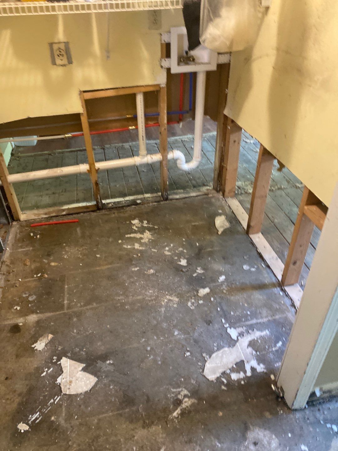 Repairs after water and asbestos remediation by ANR Restoration