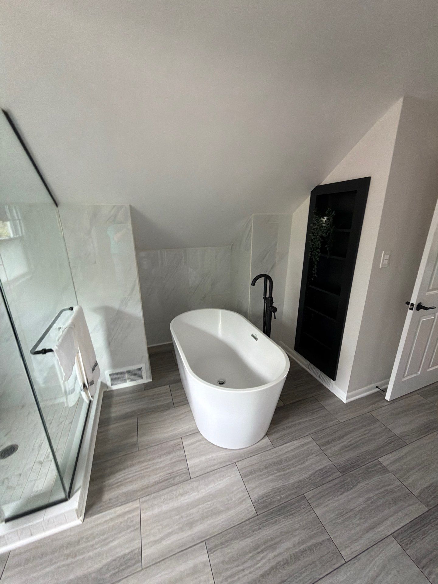 Modern Interior Renovation and Custom Bathroom Remodel in Wauwatosa by OCS Contracting Services