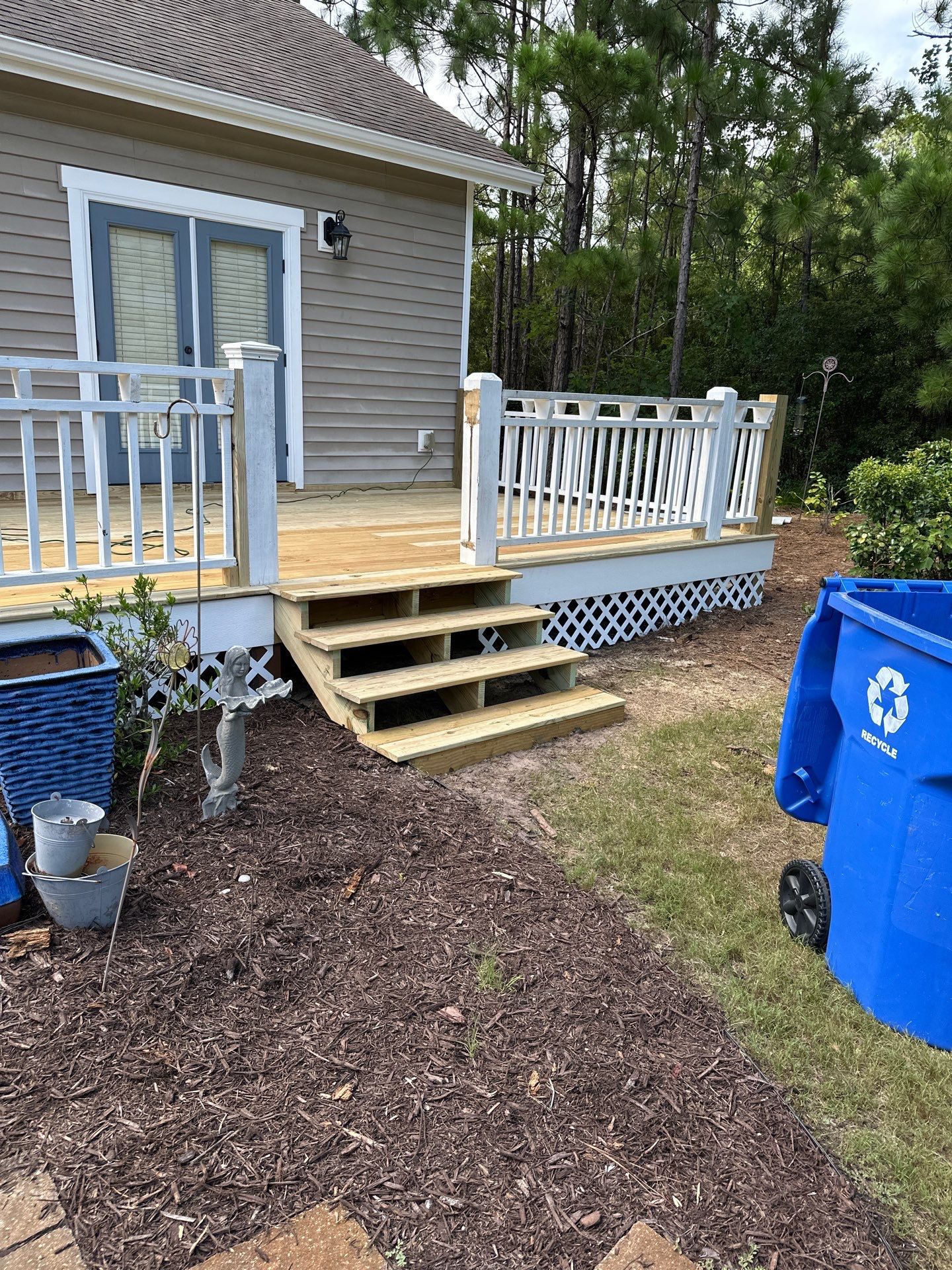 Custom Back Porch in Hampstead, NC by RGR Construction and Roofing, LLC