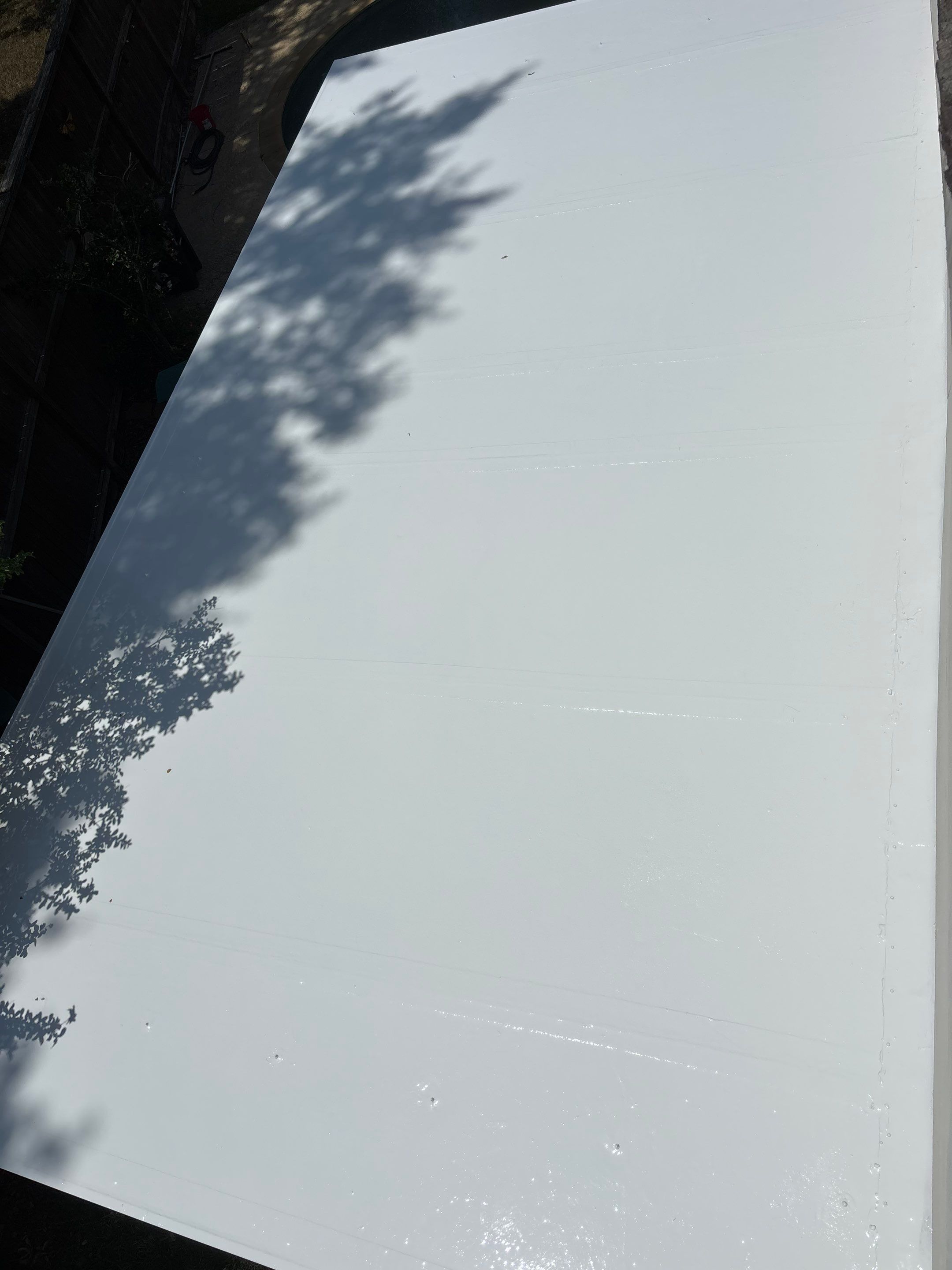 Silicone Roof Coating Project in Katy by Roofing Technologies Unlimited