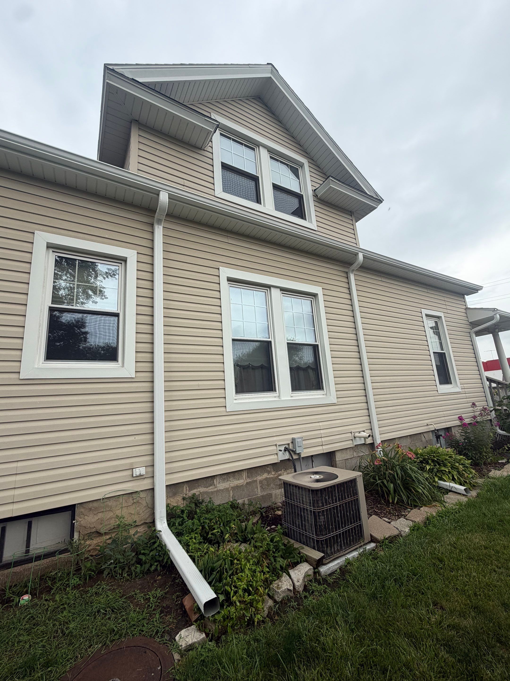 ROOFING -White Window Trim in Snyder by Crows Roofing LLC