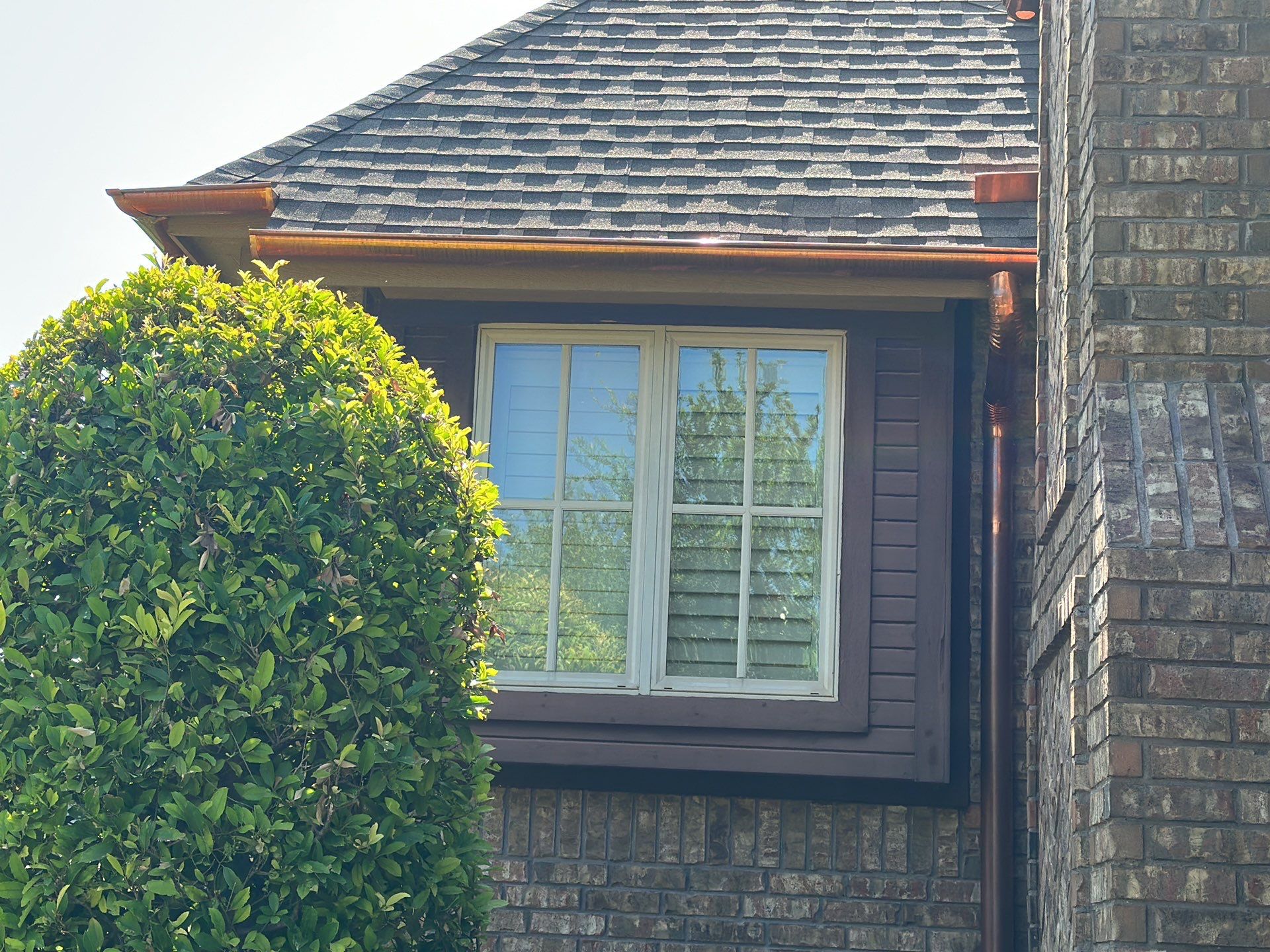 Beautiful Estate Remodel - Roof, Copper Gutters, Exterior Stain, Siding Replacement by First United Roofing & Construction
