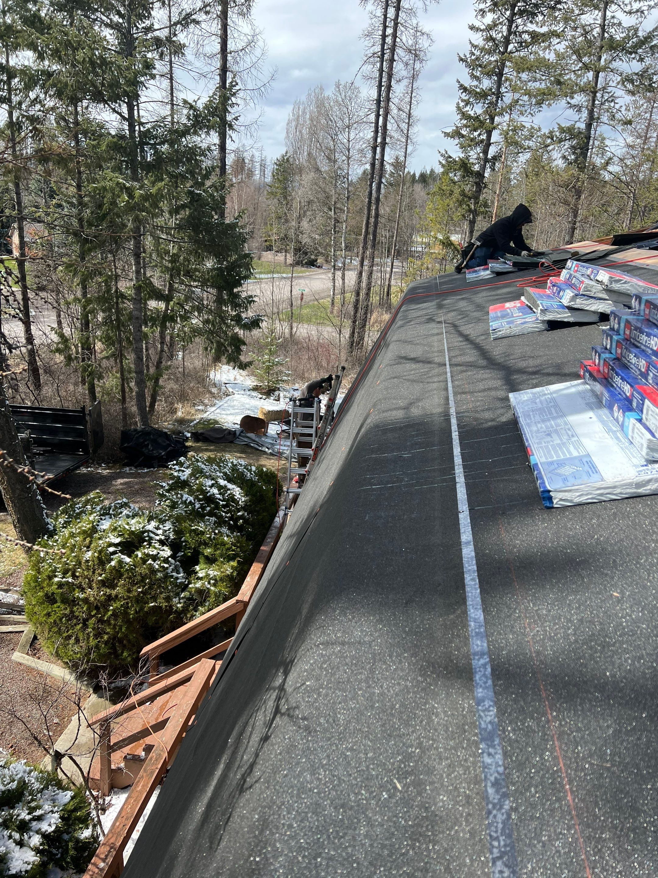 GAF Timberline HDZ - Hunter Green by Montana Roofing Solutions