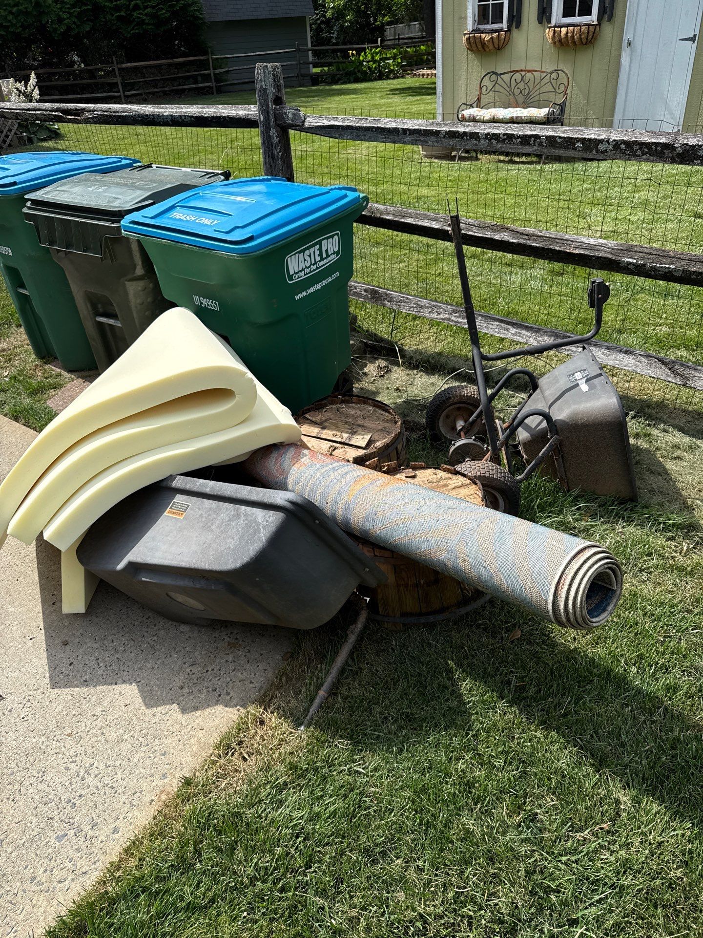 Project in Matthews by Badger Hauling