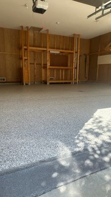 Mickey F. upgraded his old garage floor