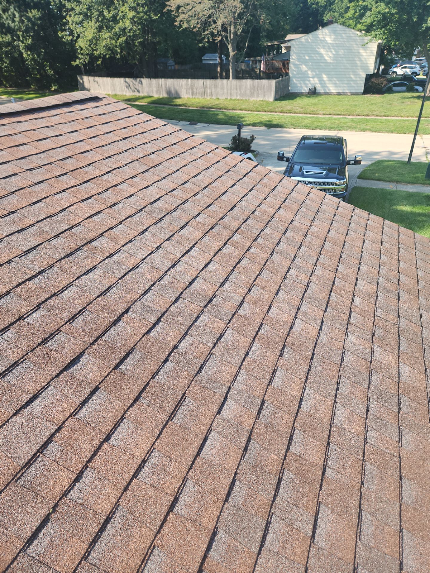 Residential Roofing Installation using Owens Corning Duration Asphalt Shingles by 3 Daughters Construction 
