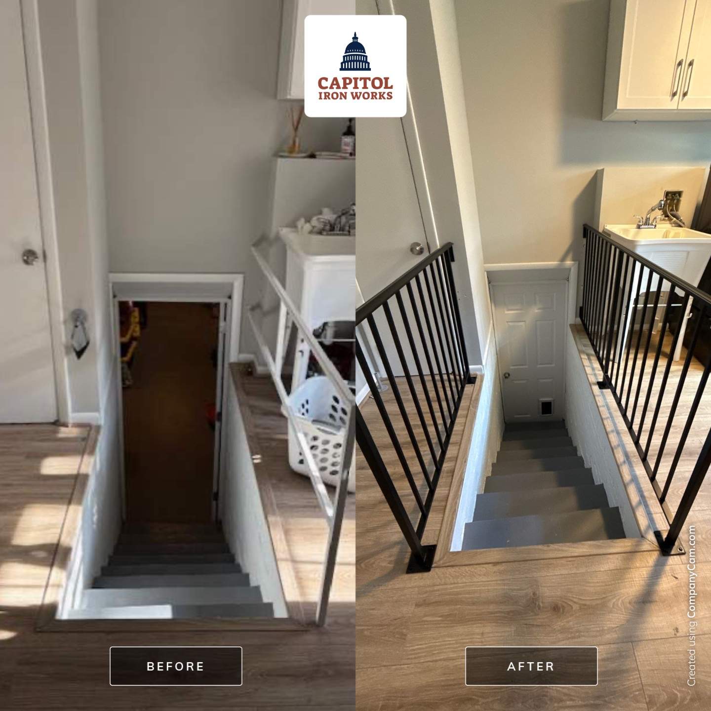 Code-Compliant Interior Railing Upgrade & Replacement by Capitol Iron Works