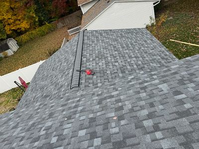 Residential Roofing Installation using Owens Corning Duration Asphalt Shingles