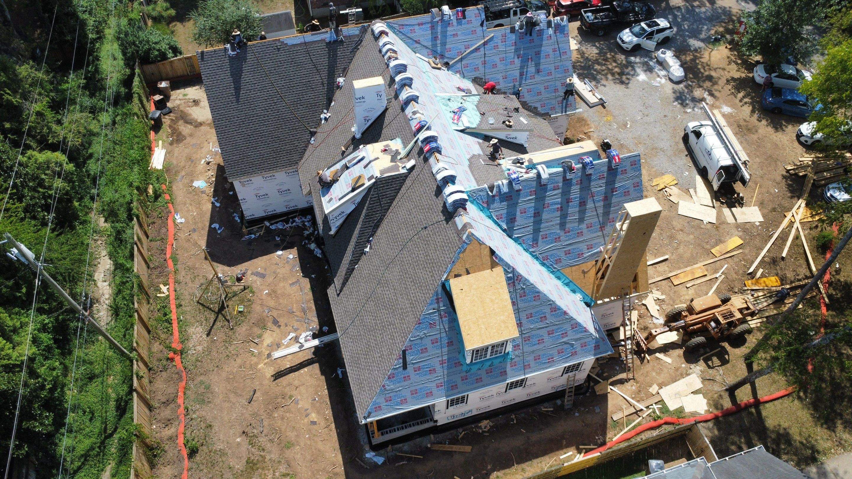 New Construction Install In Progress by Undersun Roofing 
