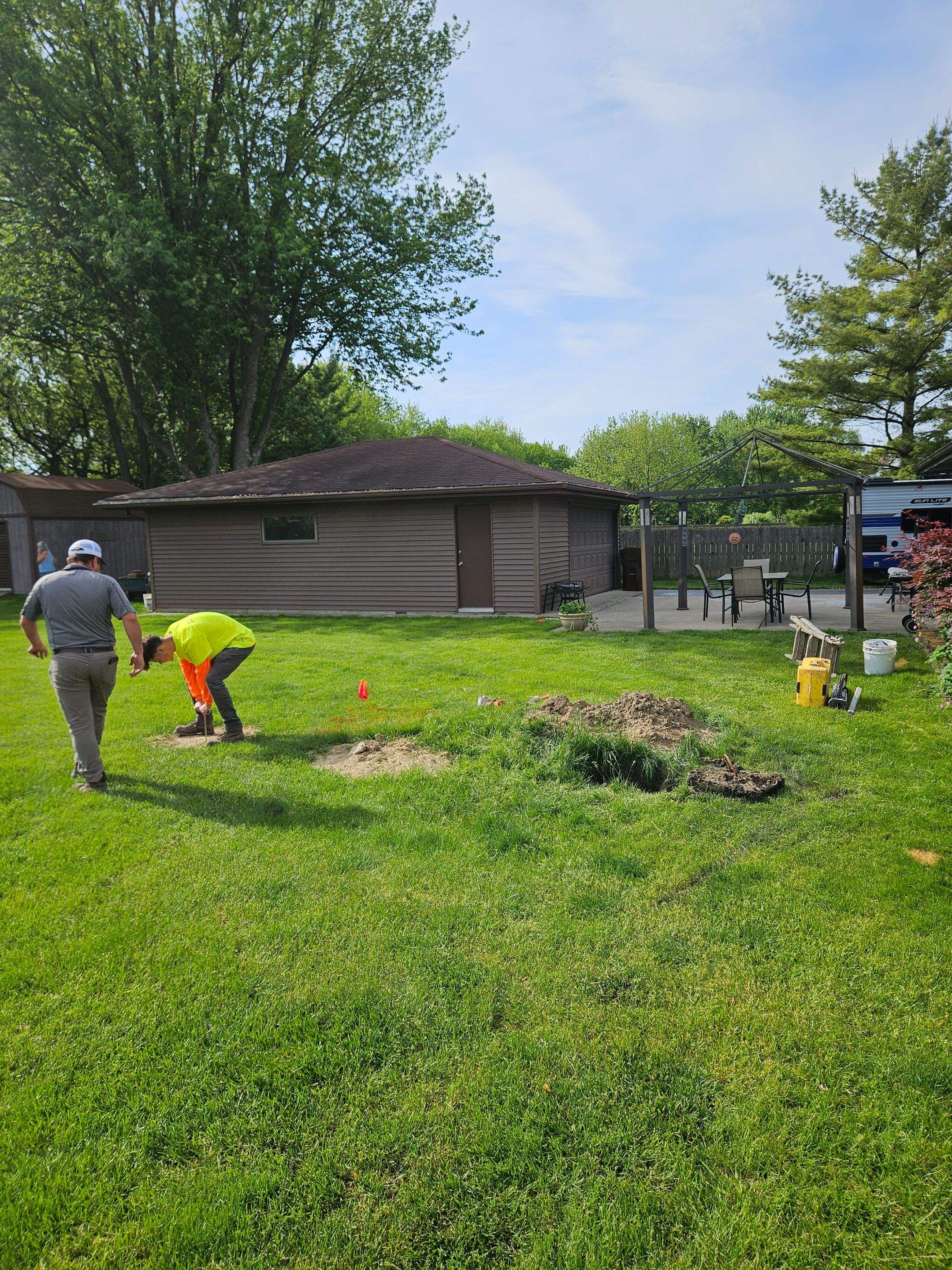 Septic System Installation with Aeration System and Chambers by Allied Water Services