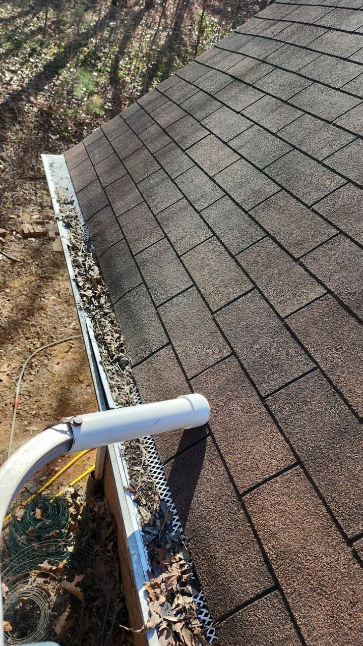 Gutter and Roof cleaning using cleaner by G&H Home Tech Pros LLC