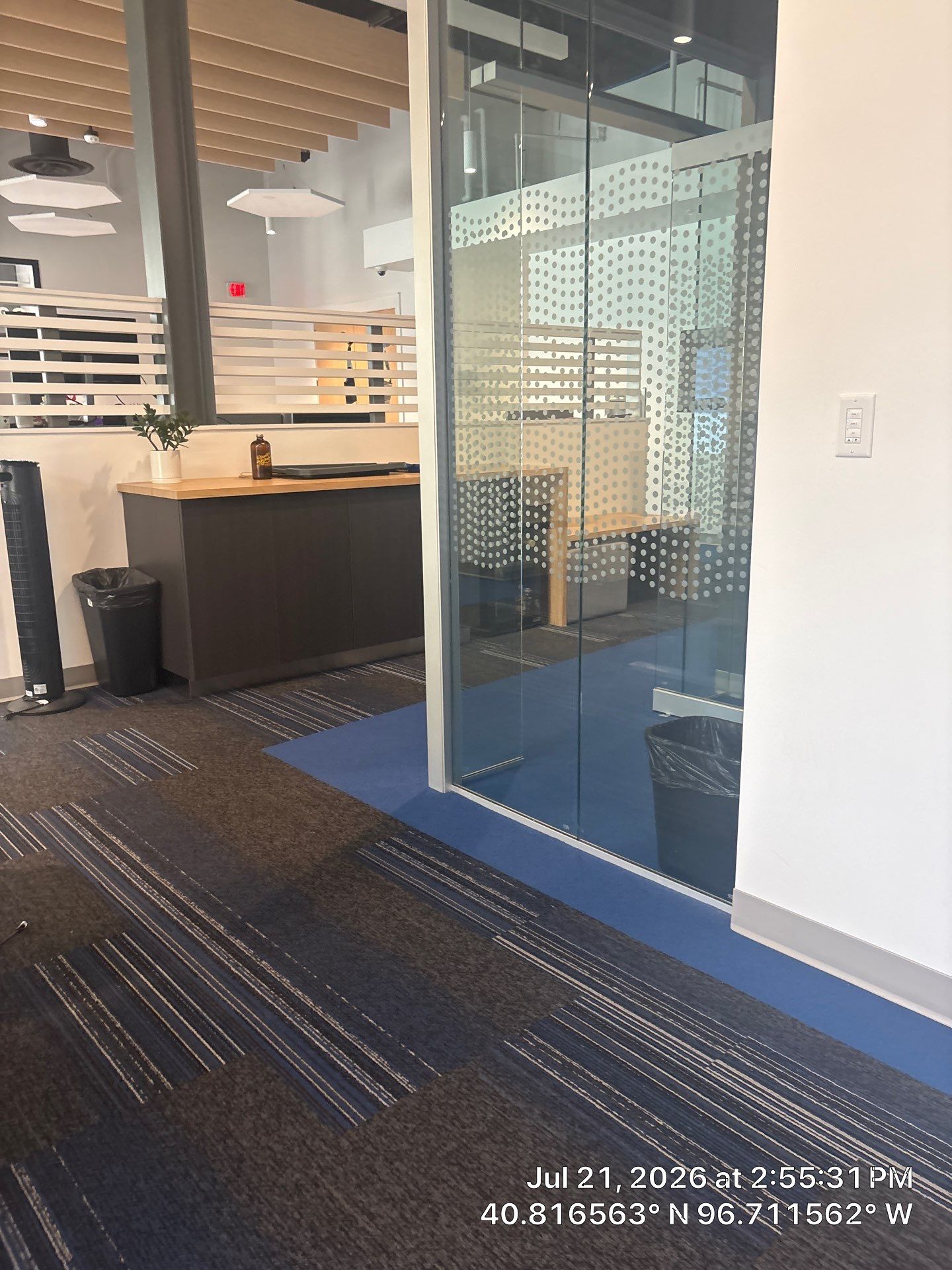 Modern Office Renovation with Glass Partitions in Lincoln by CompanyCam Sales Demo