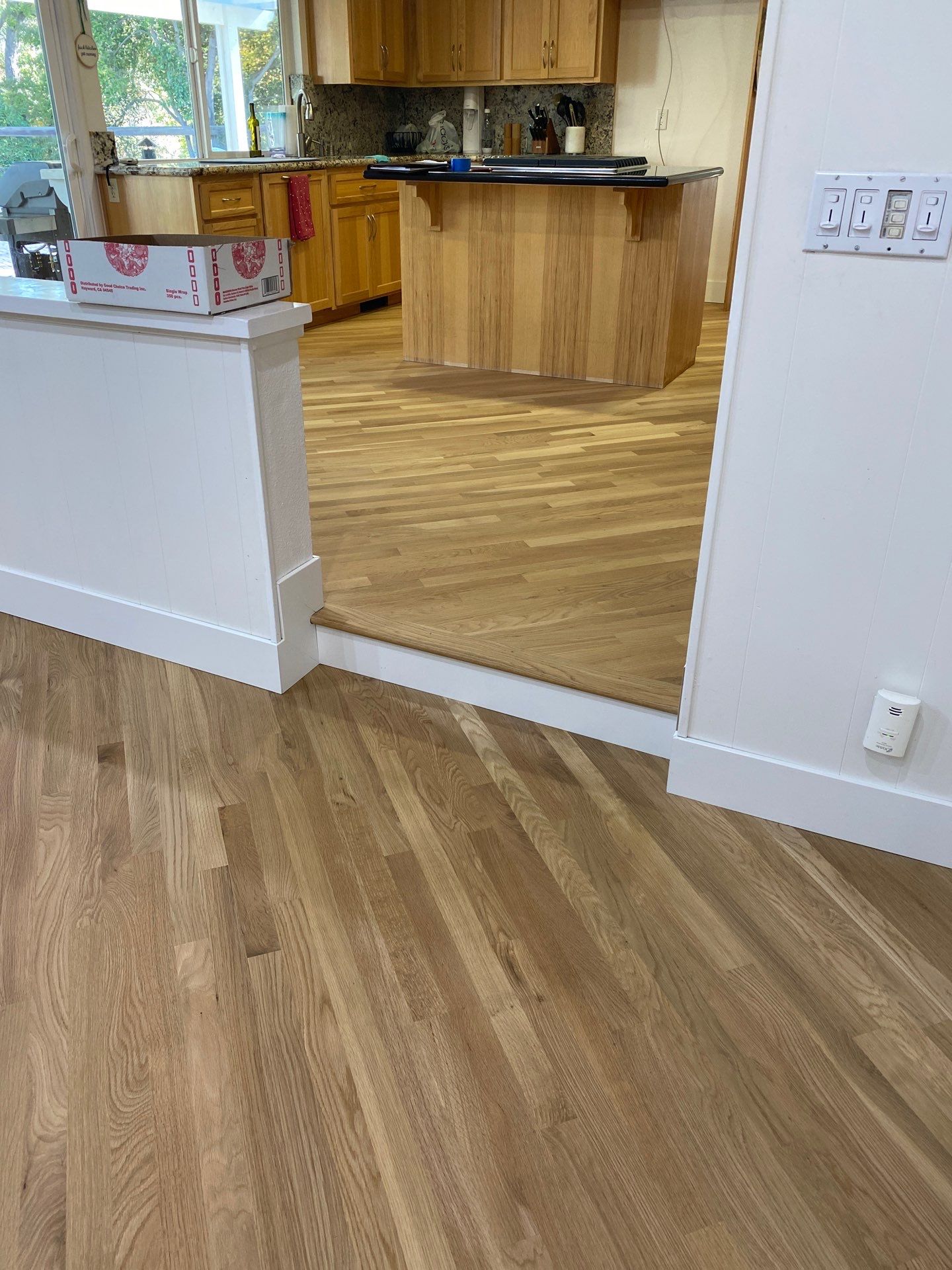 White Oak Installation and Refinish by Footprints Floors South Sacramento