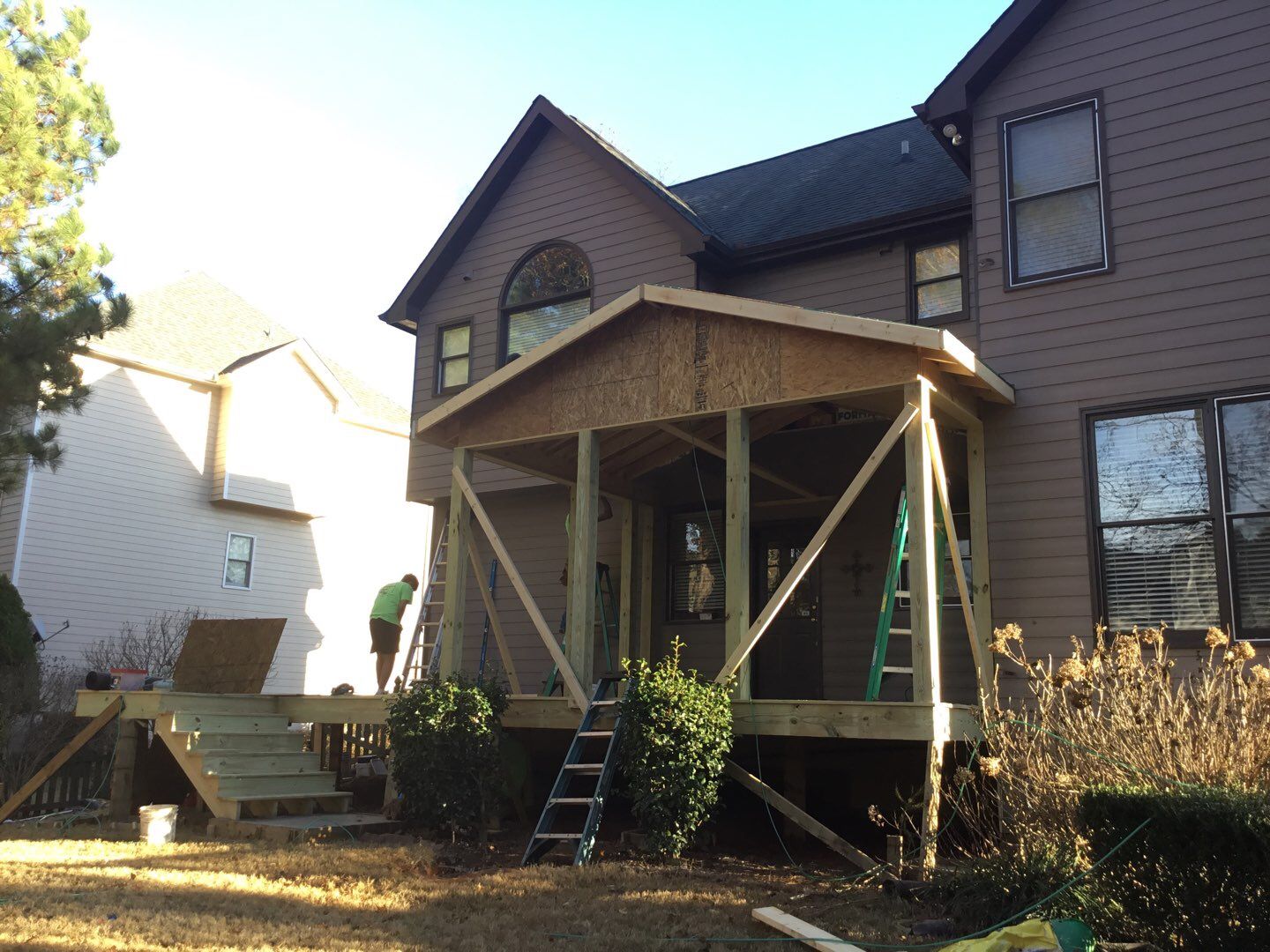 Custom Screened-In Porch and Deck Addition in Powder Springs by Swift Home Renovations